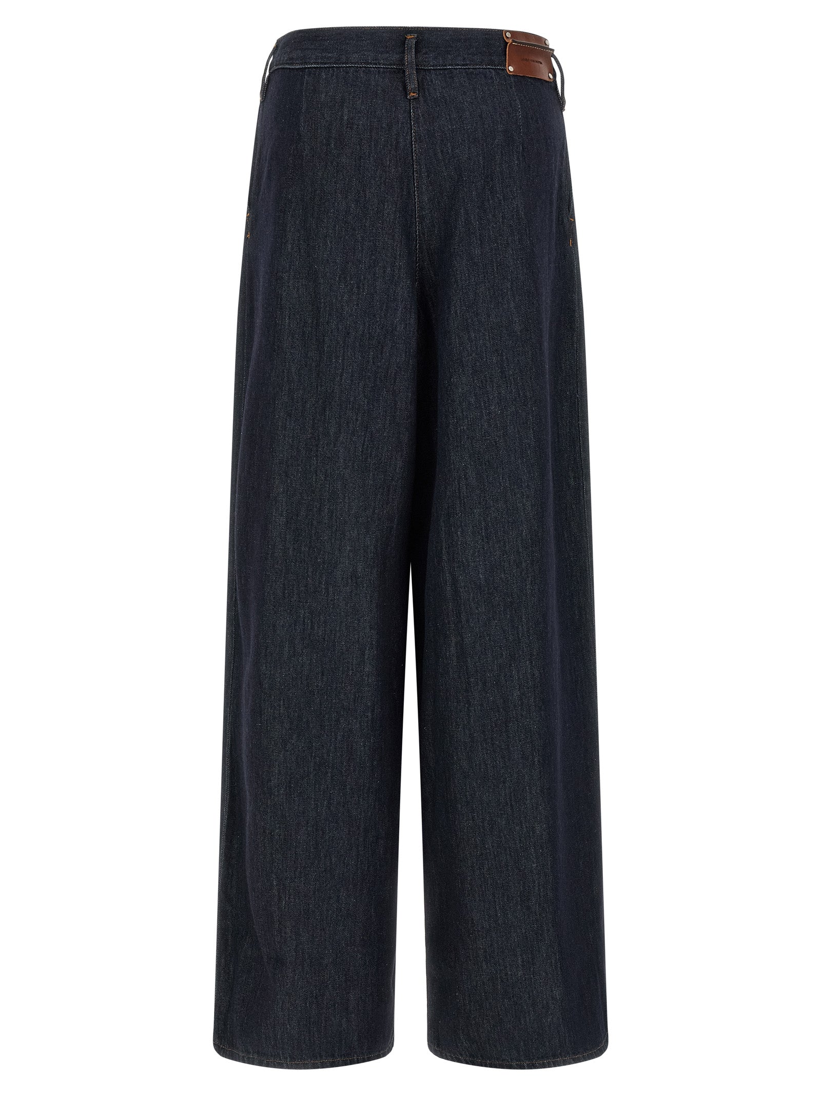 Blue Cotton Relaxed Fit Jeans