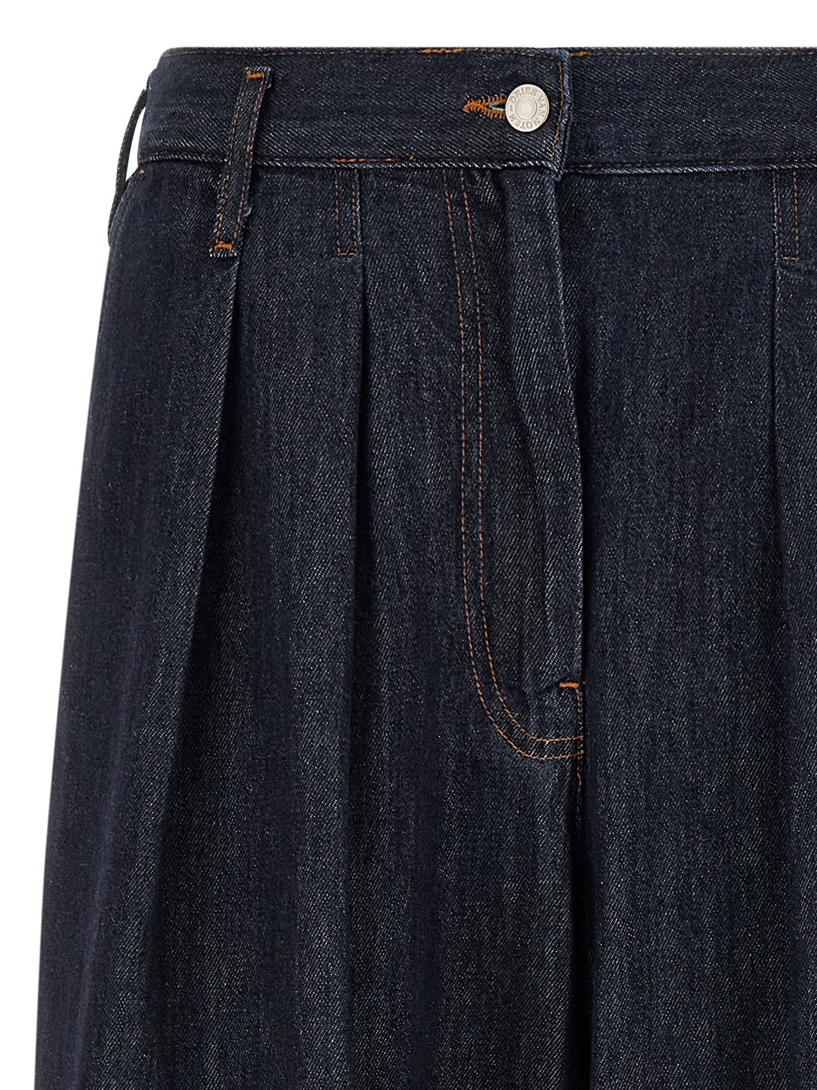 Blue Cotton Relaxed Fit Jeans