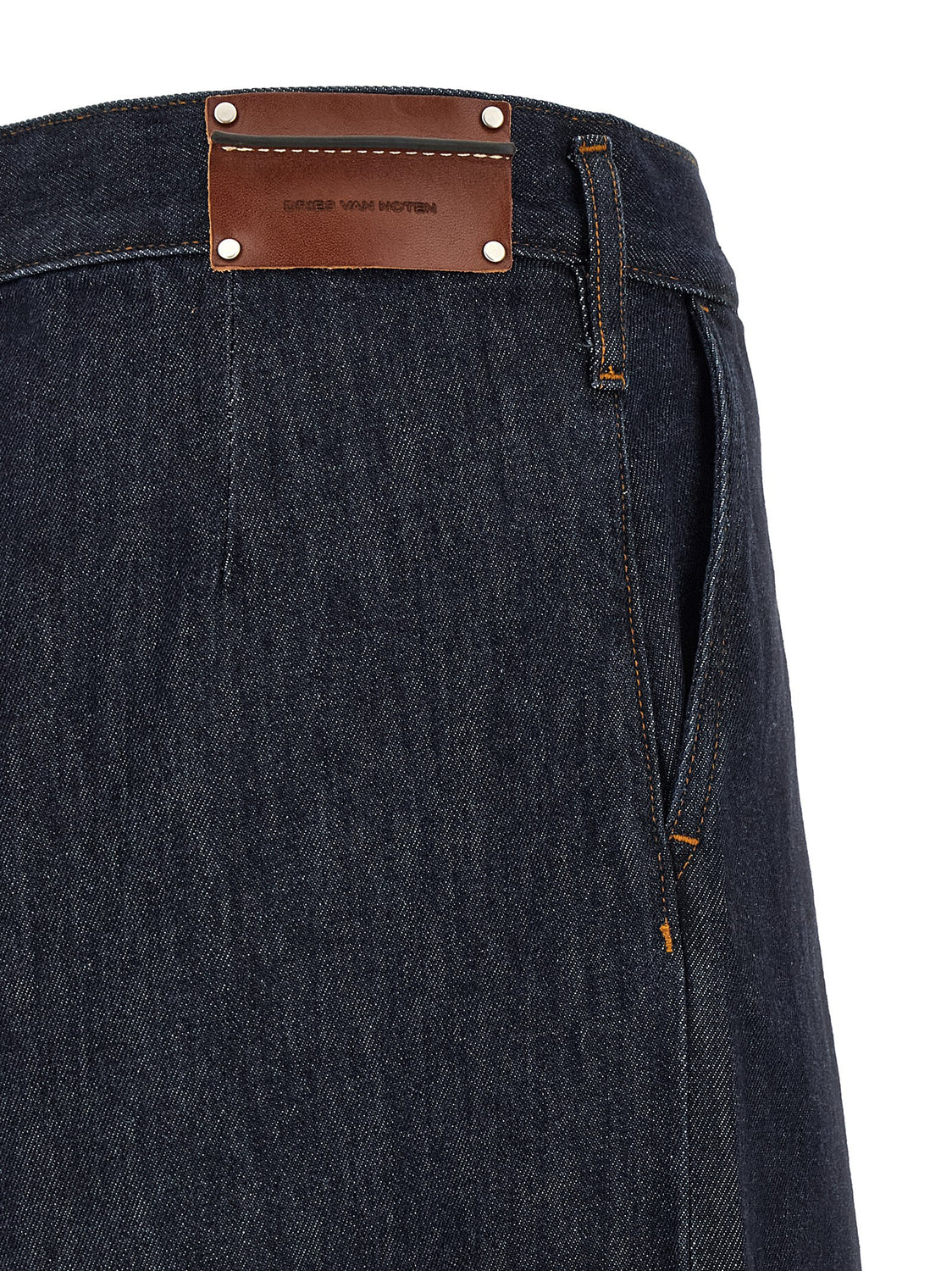 Blue Cotton Relaxed Fit Jeans
