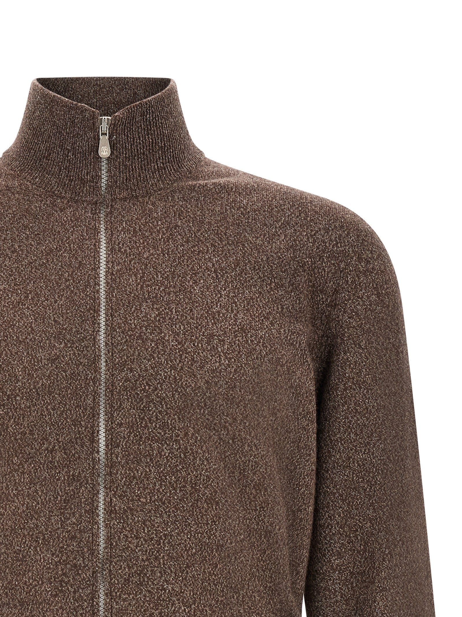 Brown Cashmere Cardigan