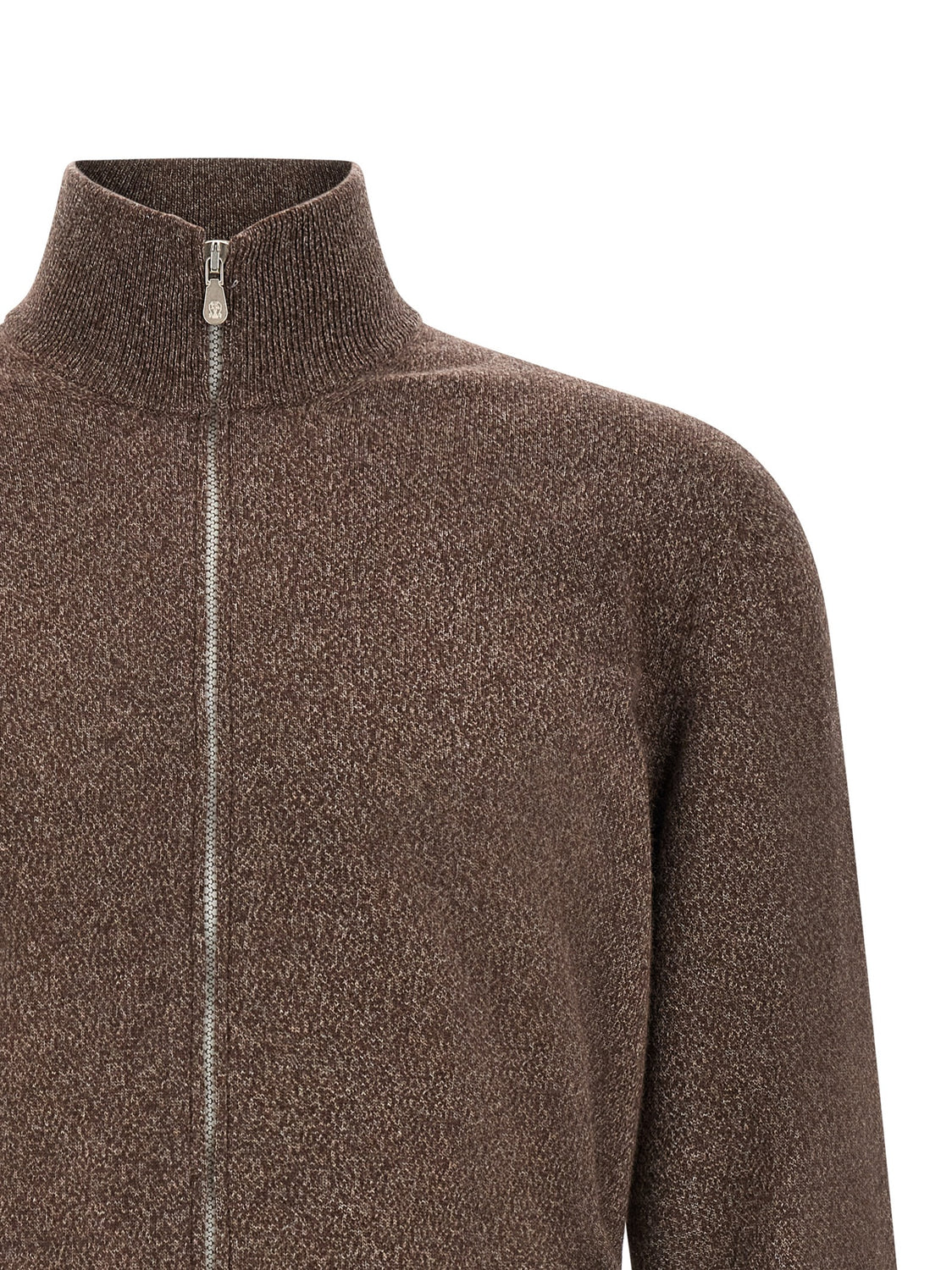 Brown Cashmere Cardigan