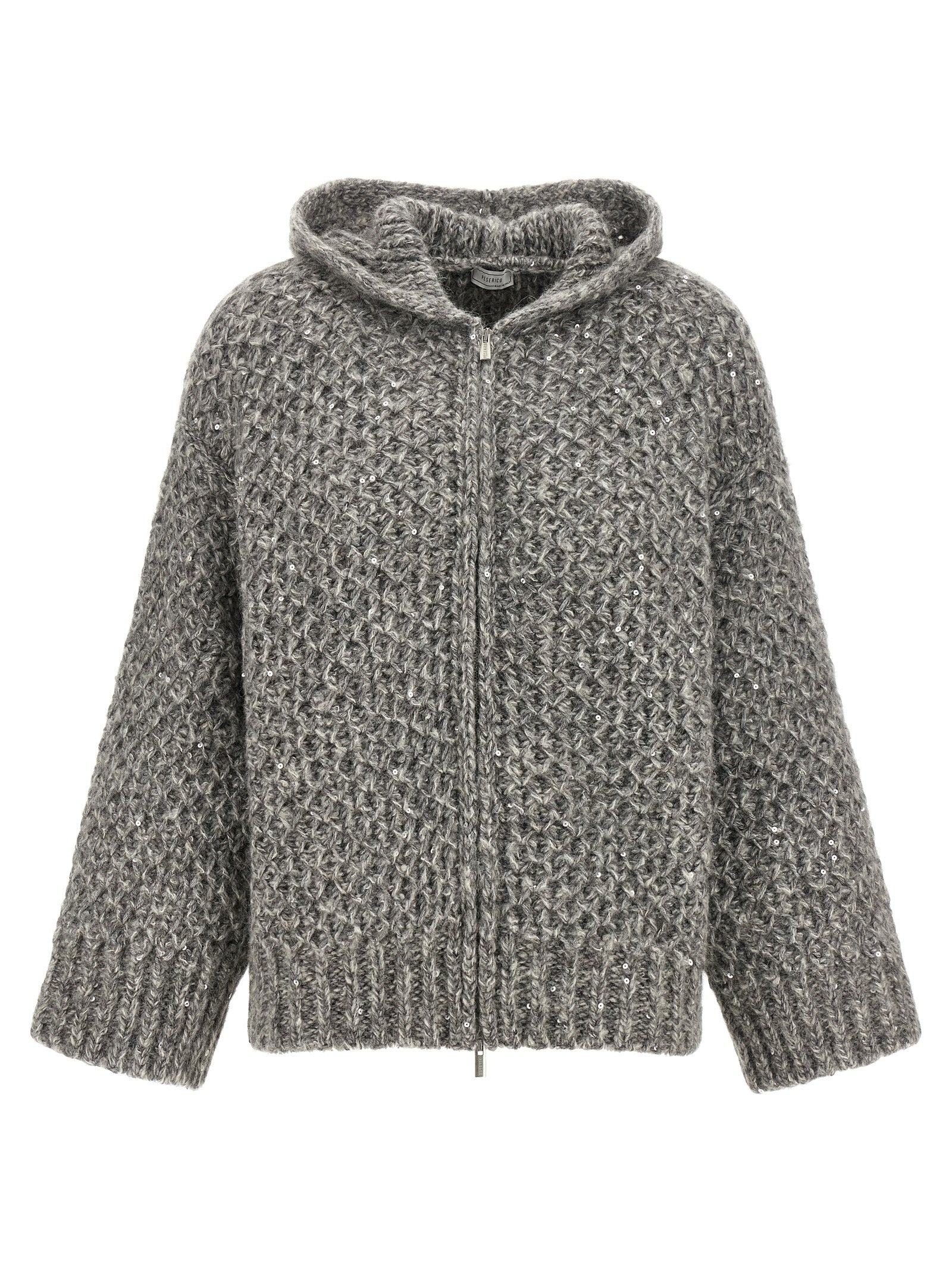 Gray Wool Cardigan