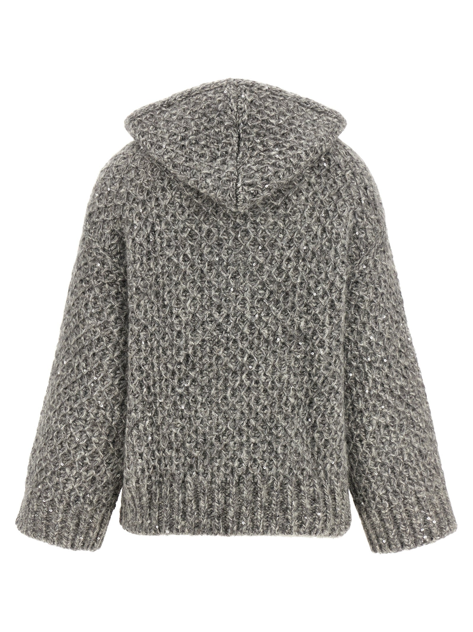 Gray Wool Cardigan