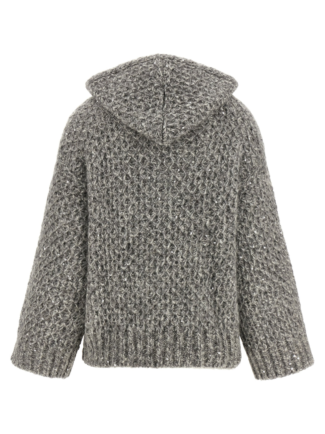 Gray Wool Cardigan