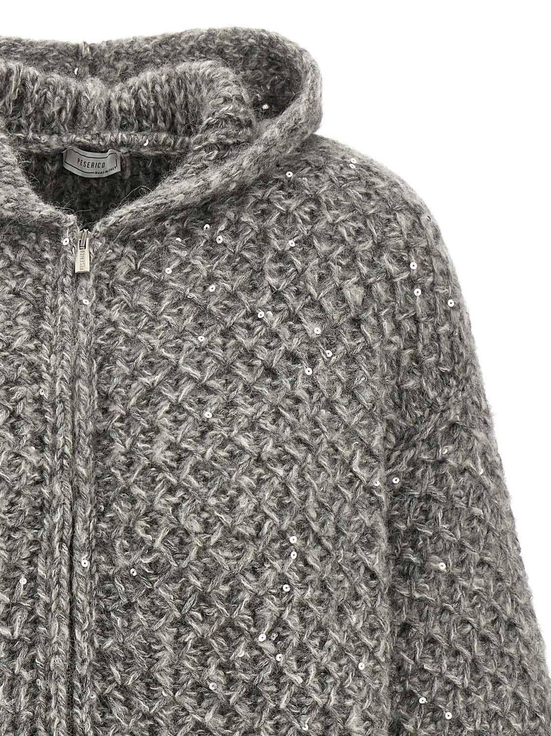 Gray Wool Cardigan