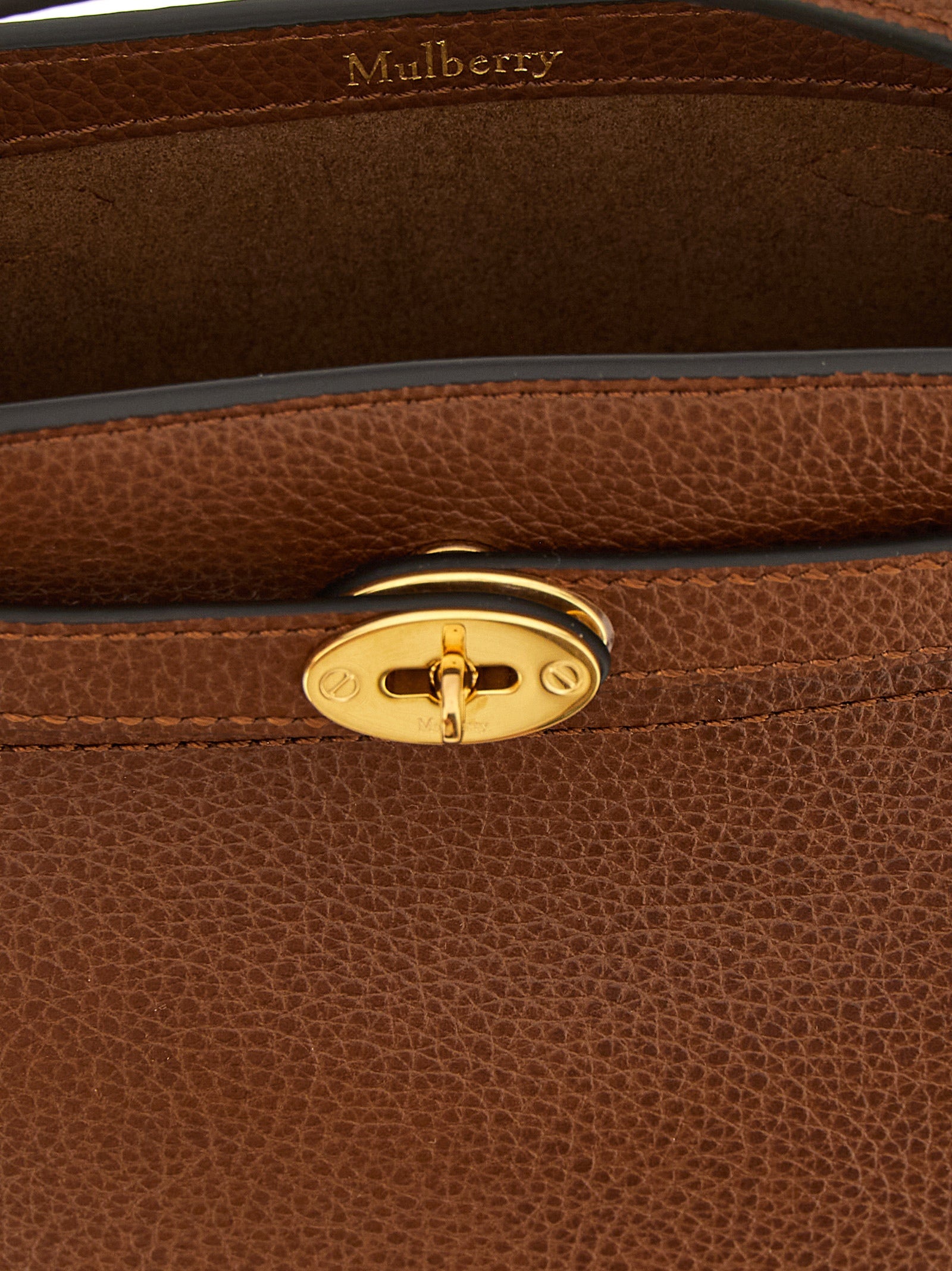 Brown Calfskin Crossbody Bag