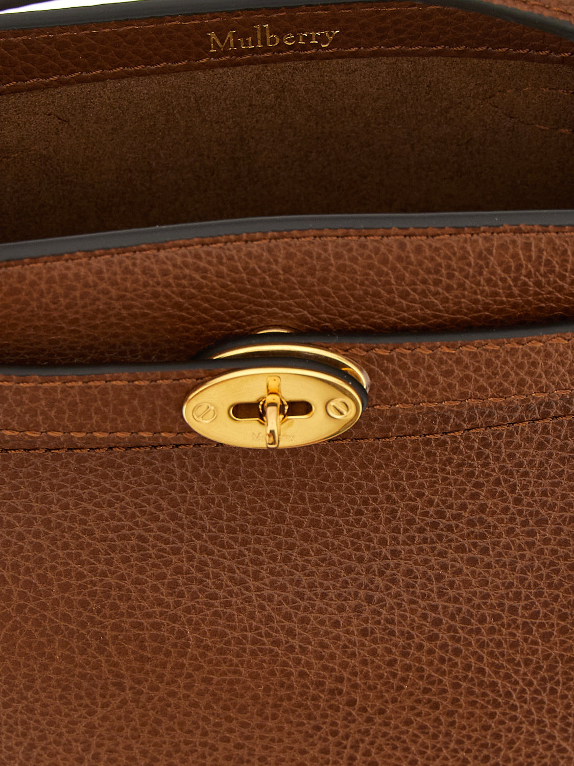 Brown Calfskin Crossbody Bag
