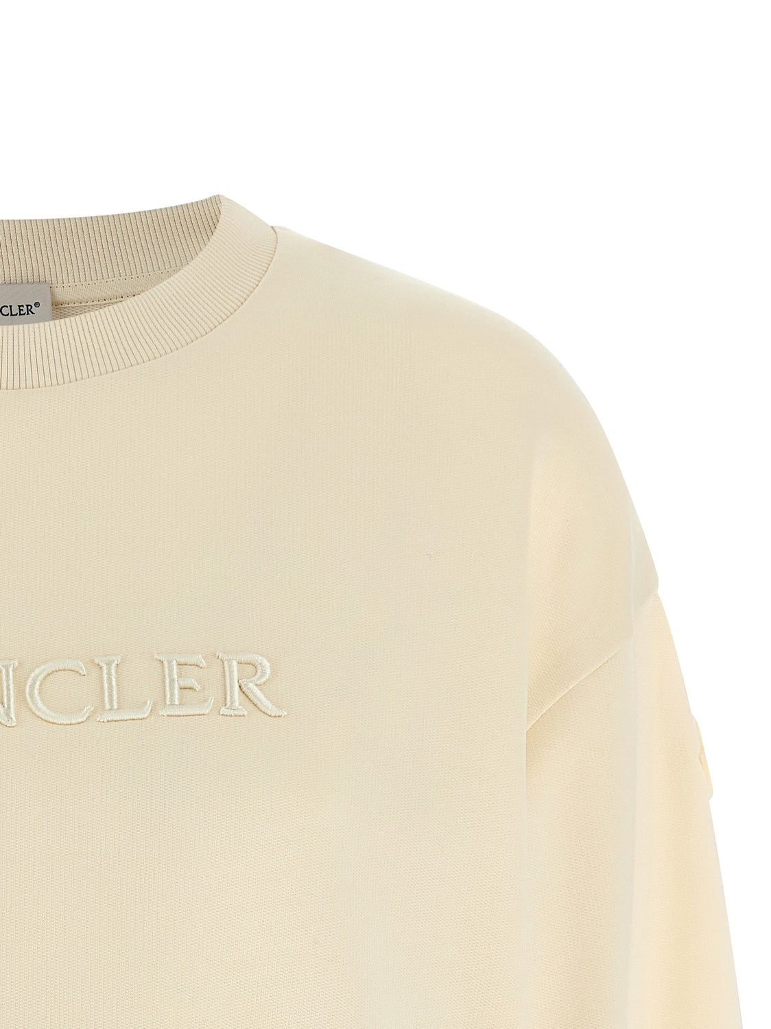 Beige Cotton Sweatshirt