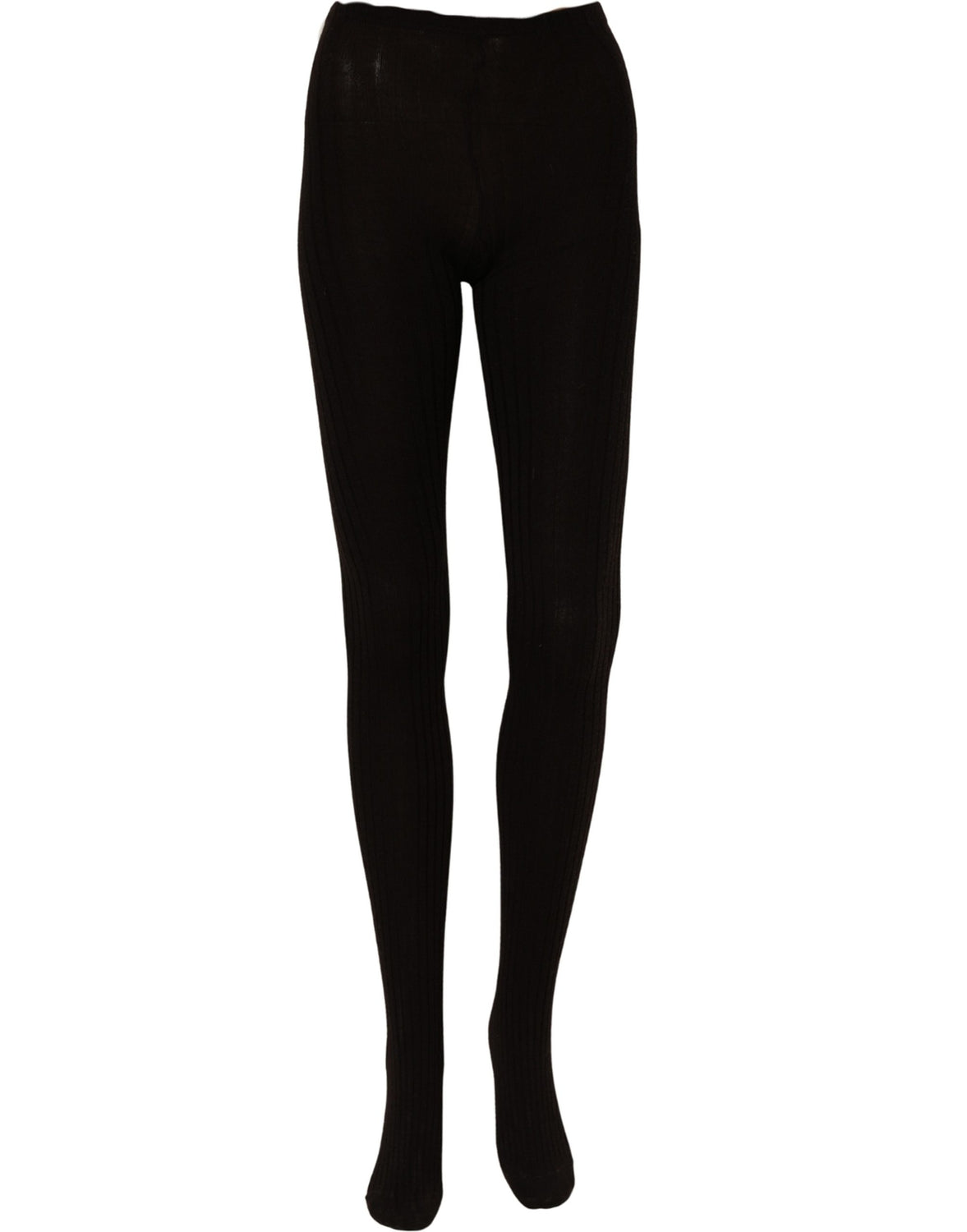 Black Wool Tights Stocking Pantyhose One Size Socks