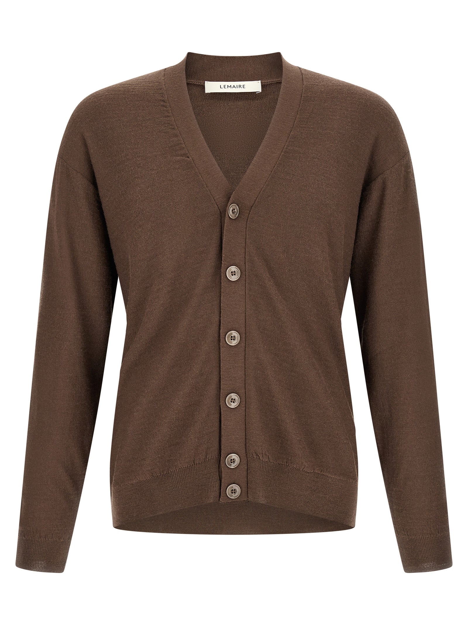 Brown Wool Cardigan
