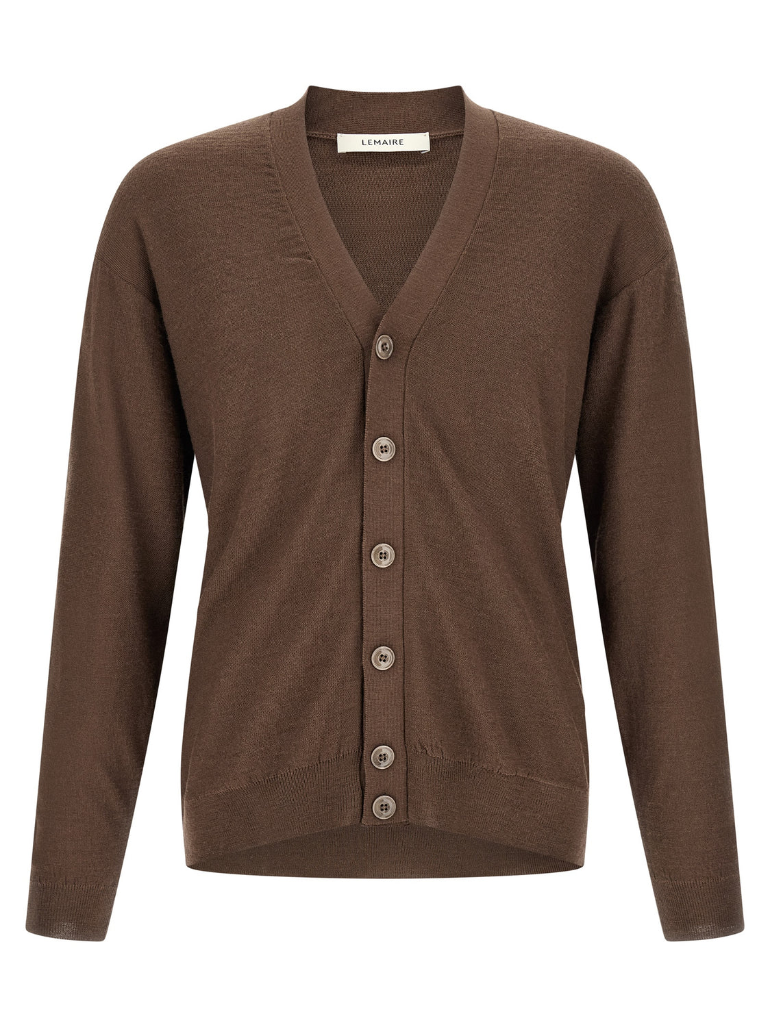 Brown Wool Cardigan