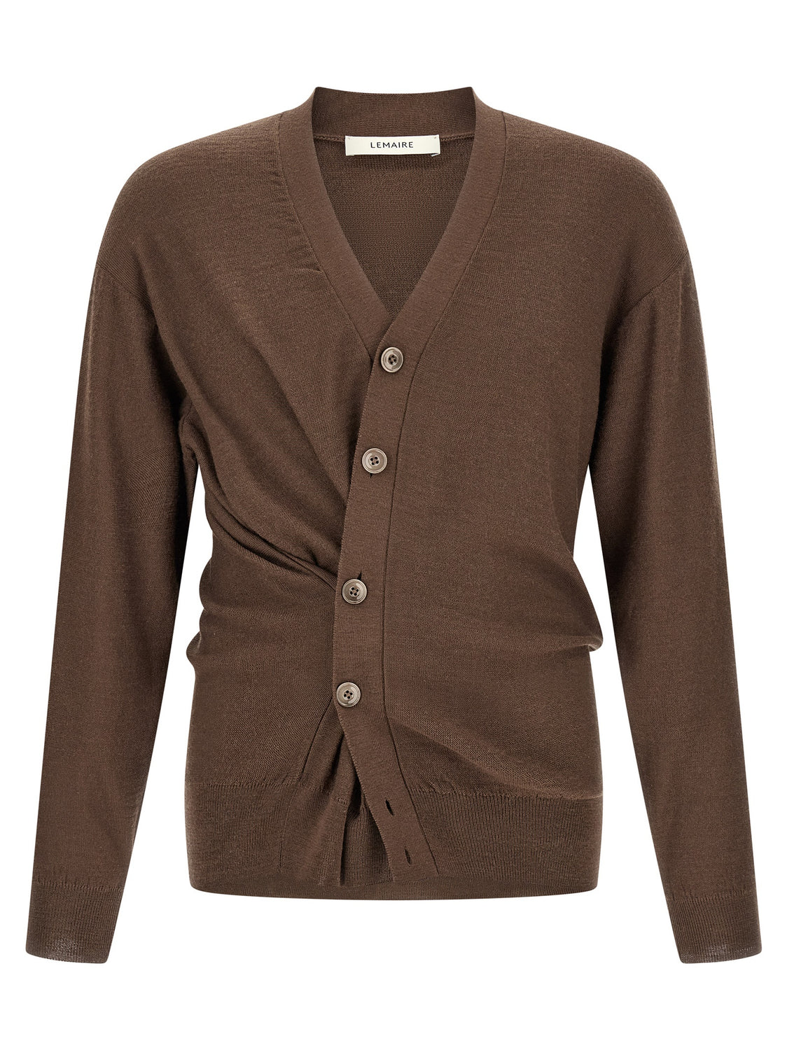 Brown Wool Cardigan