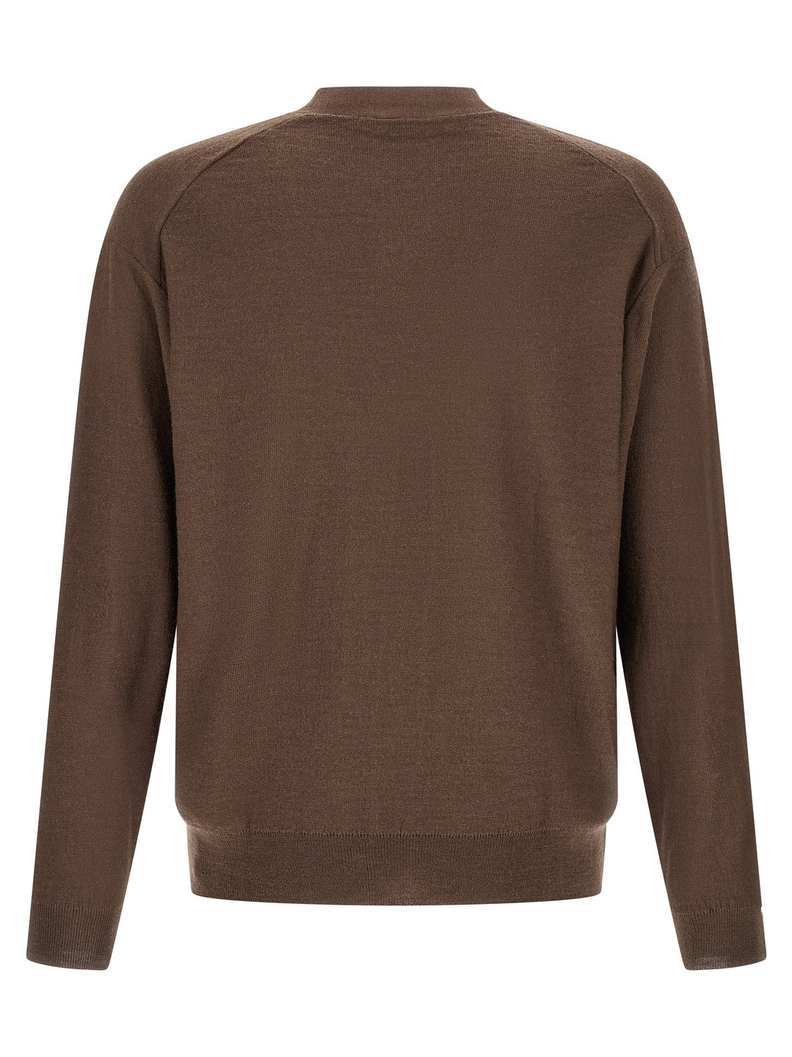 Brown Wool Cardigan