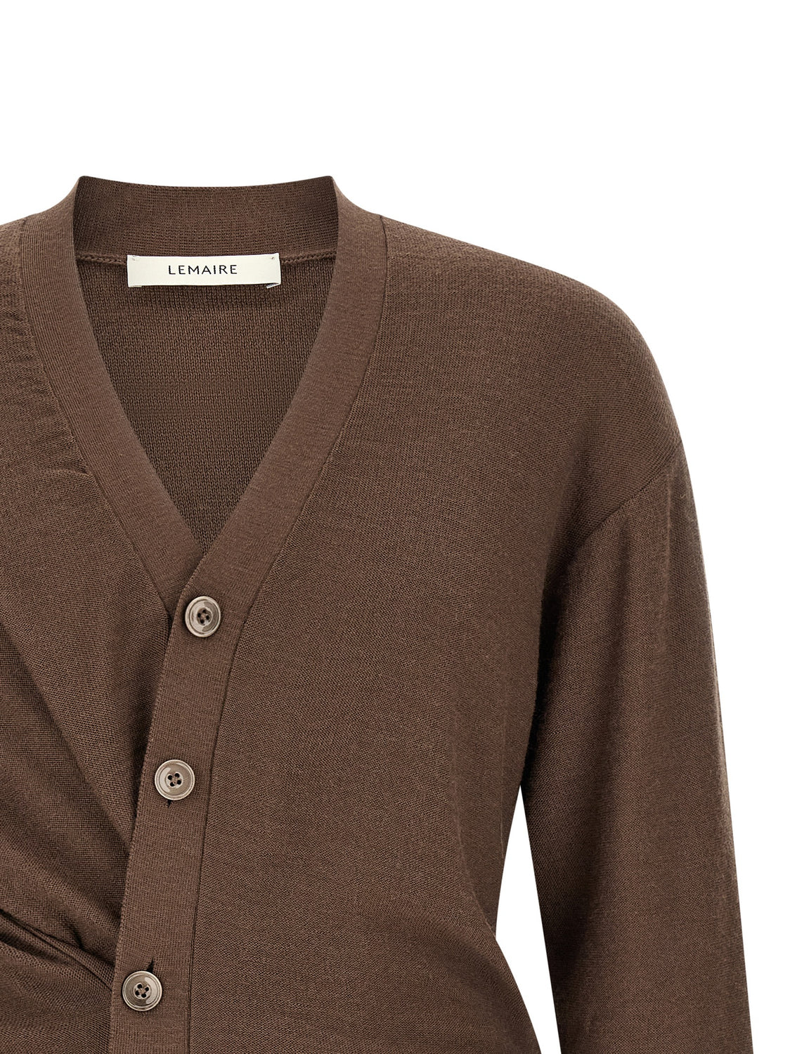 Brown Wool Cardigan