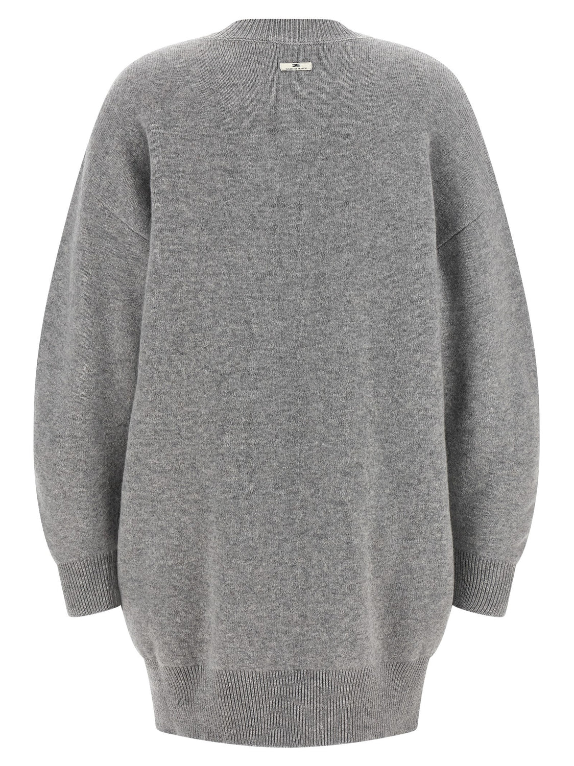 Gray Wool Short Dress
