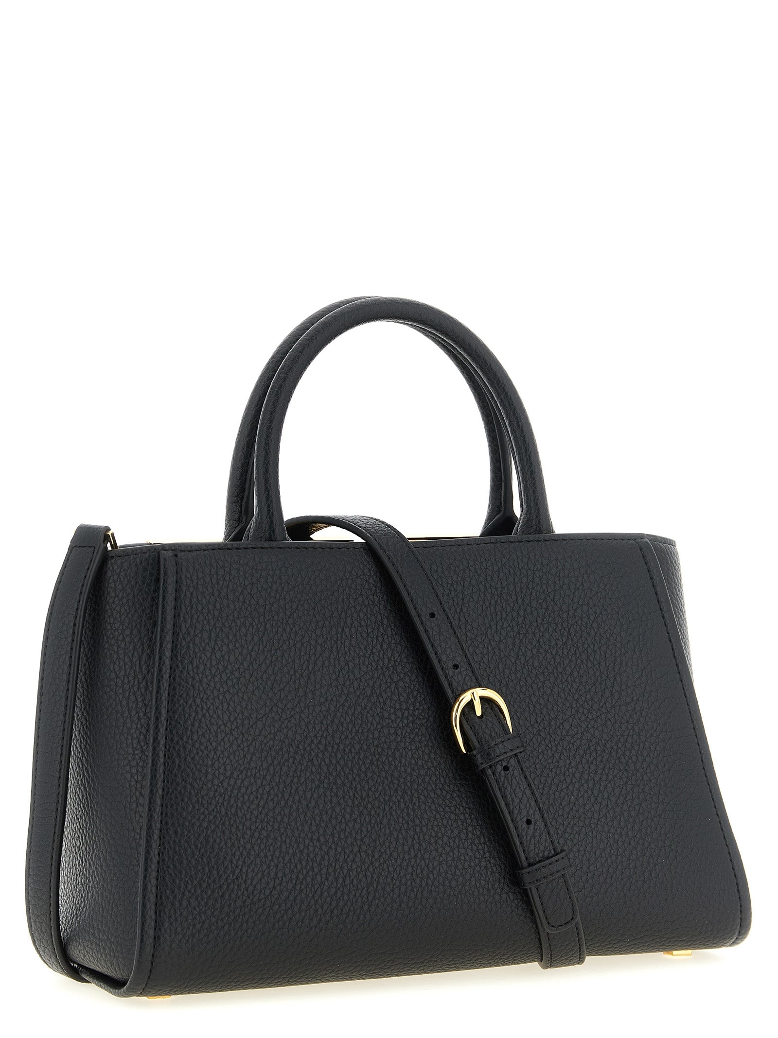 Black Polyester Tote Bag
