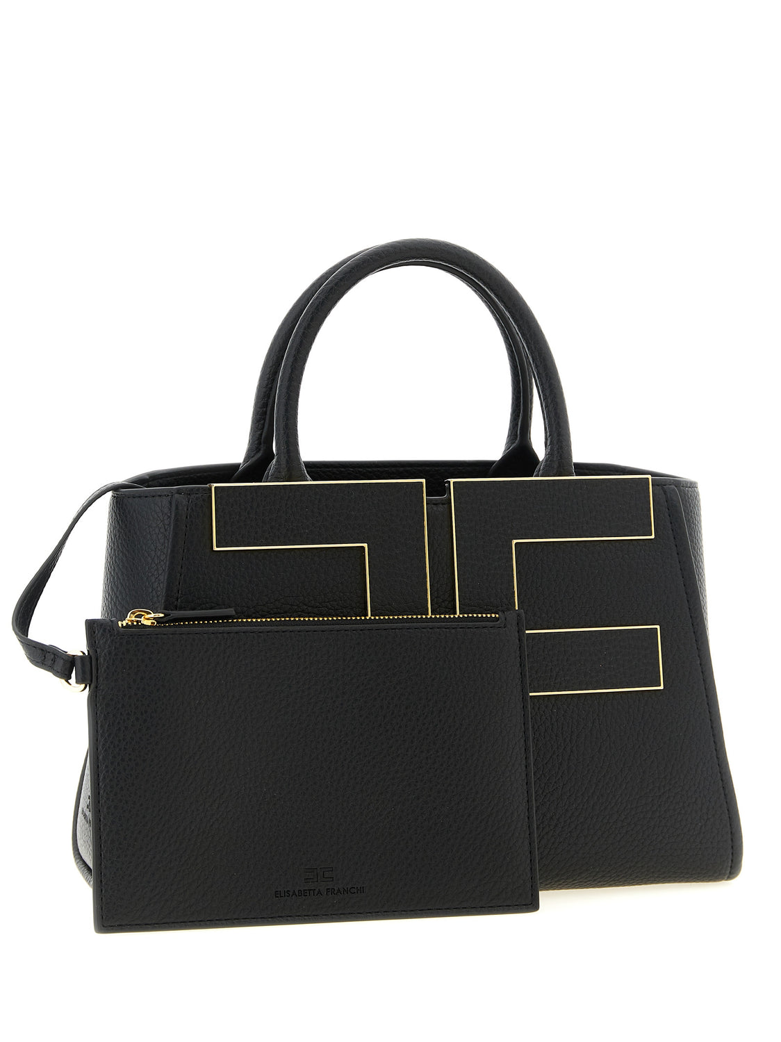 Black Polyester Tote Bag