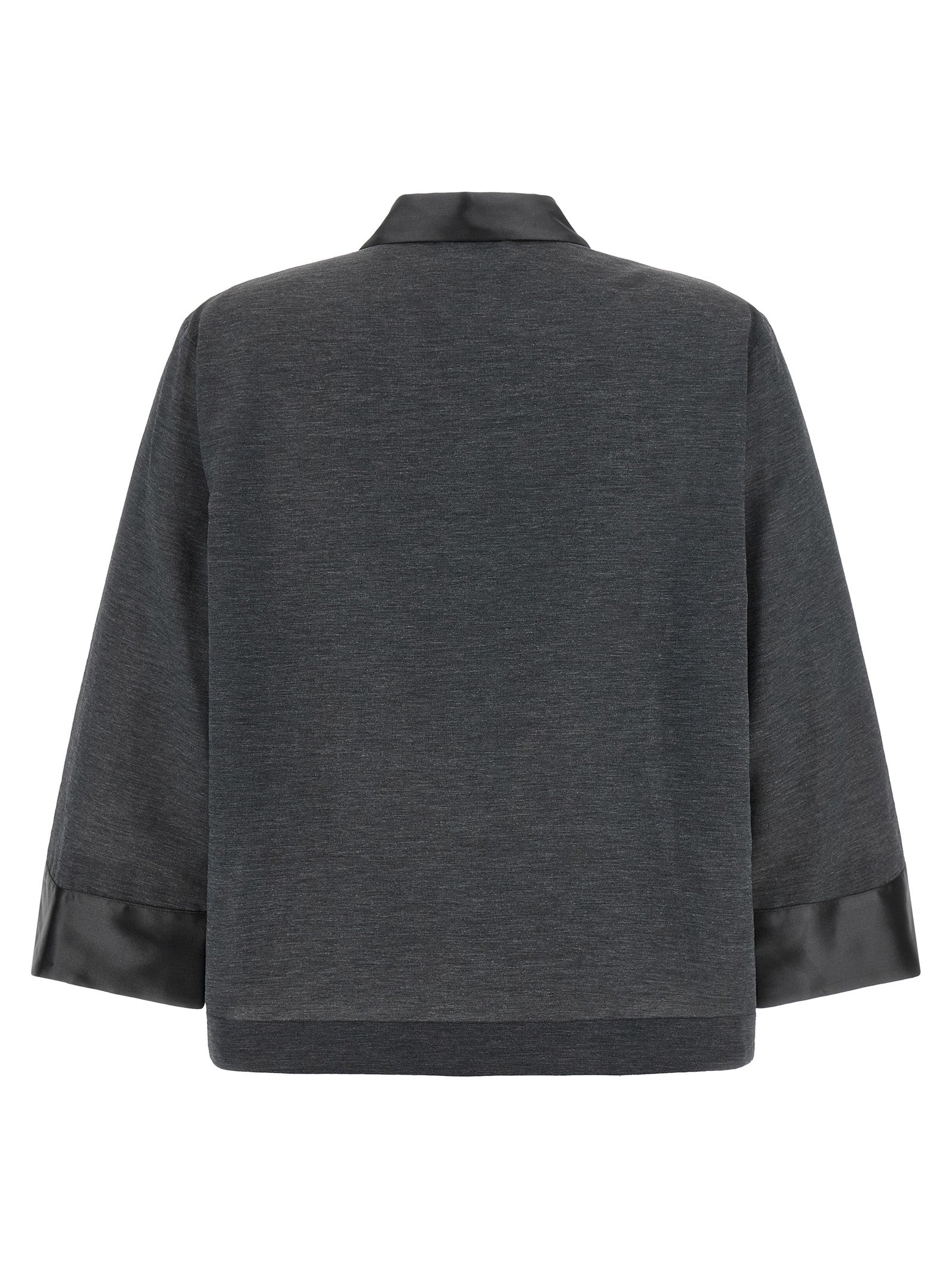 Gray Lyocell Blouse