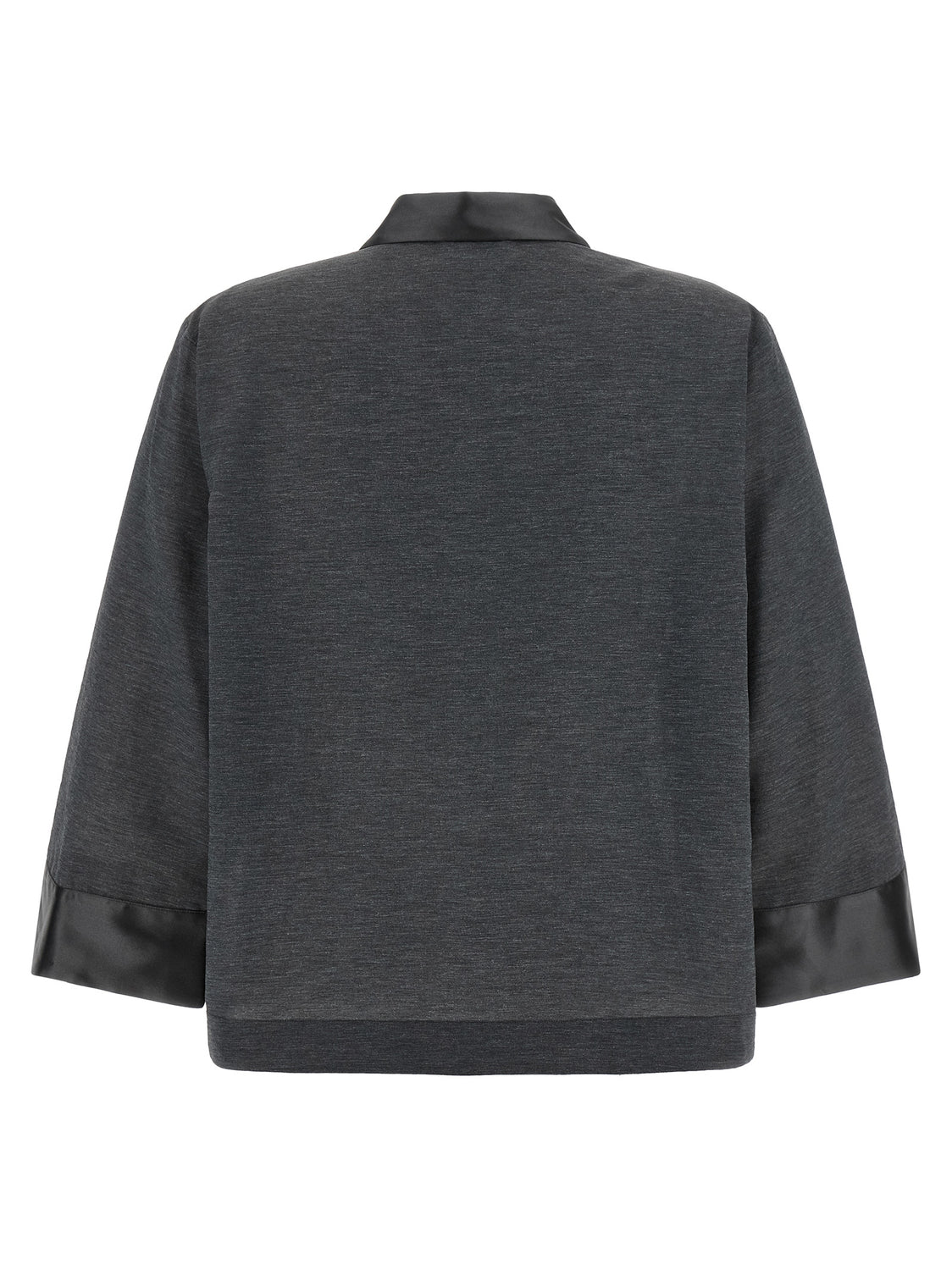 Gray Lyocell Blouse