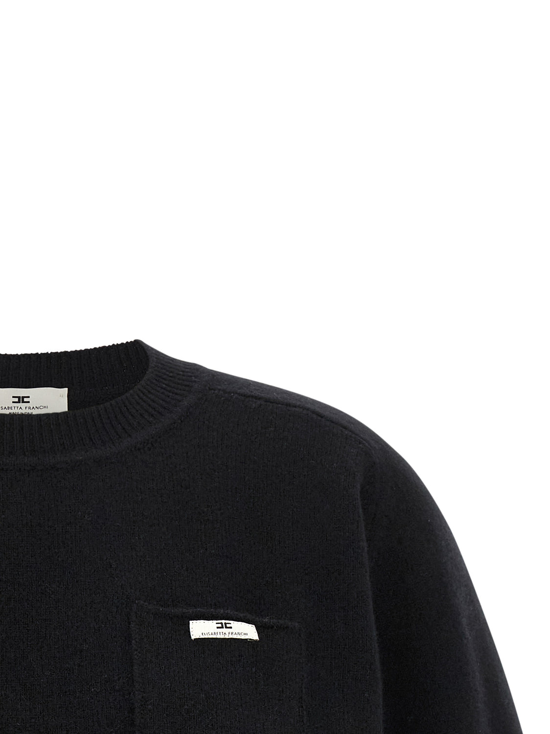 Black Wool Sweatshirt