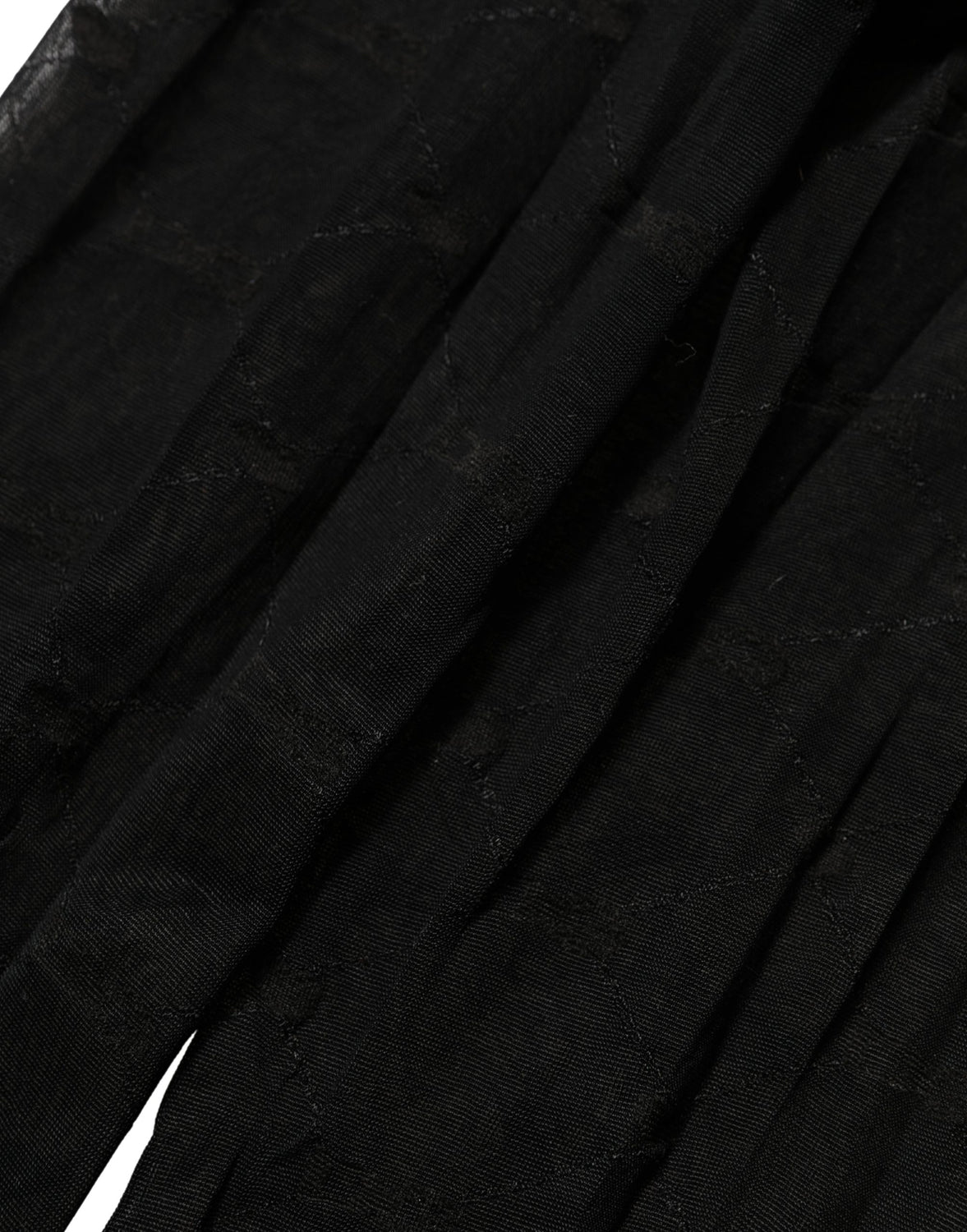 Black Nylon Logo Tights Stocking Pantyhose Socks