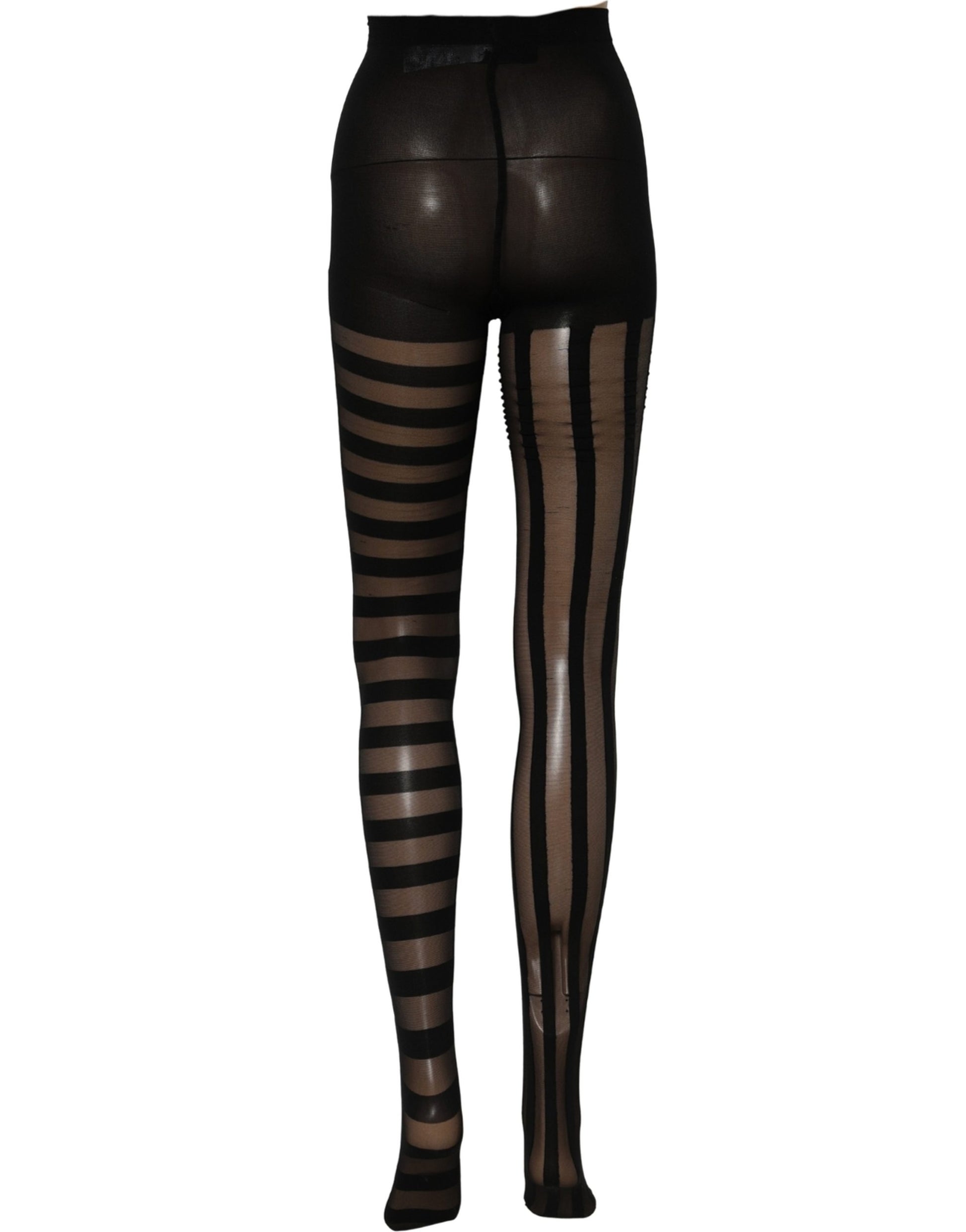 Black Stripes Tights Stockings Pantyhose Socks