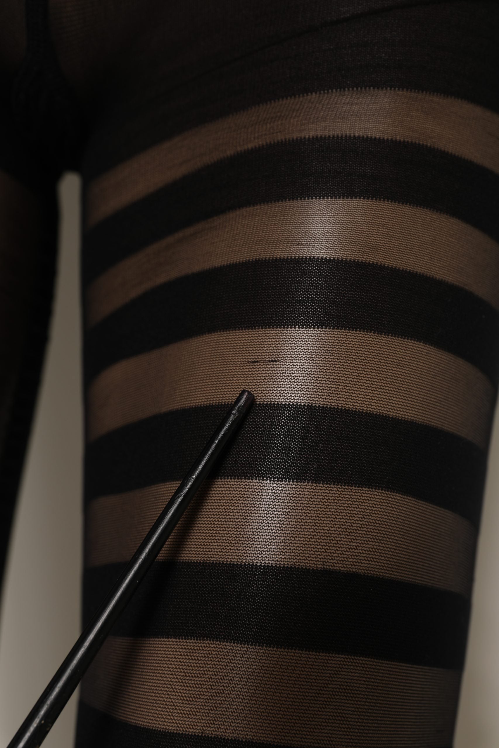 Black Stripes Tights Stockings Pantyhose Socks