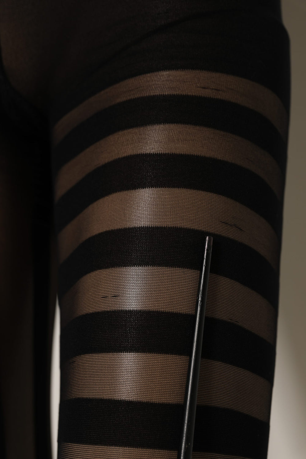 Black Stripes Tights Stockings Pantyhose Socks