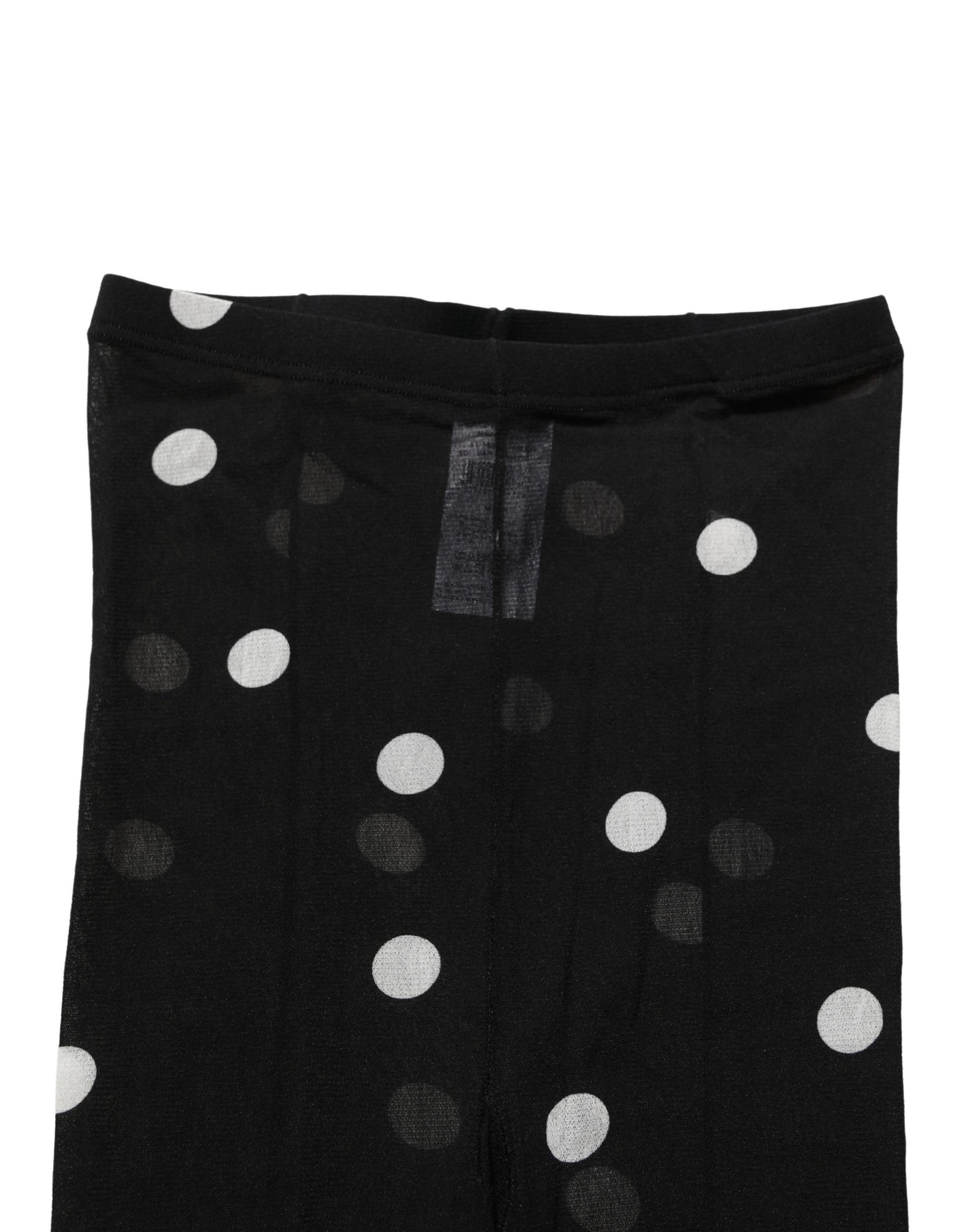 Black Polka Dot Tights Stockings Pantyhose Socks