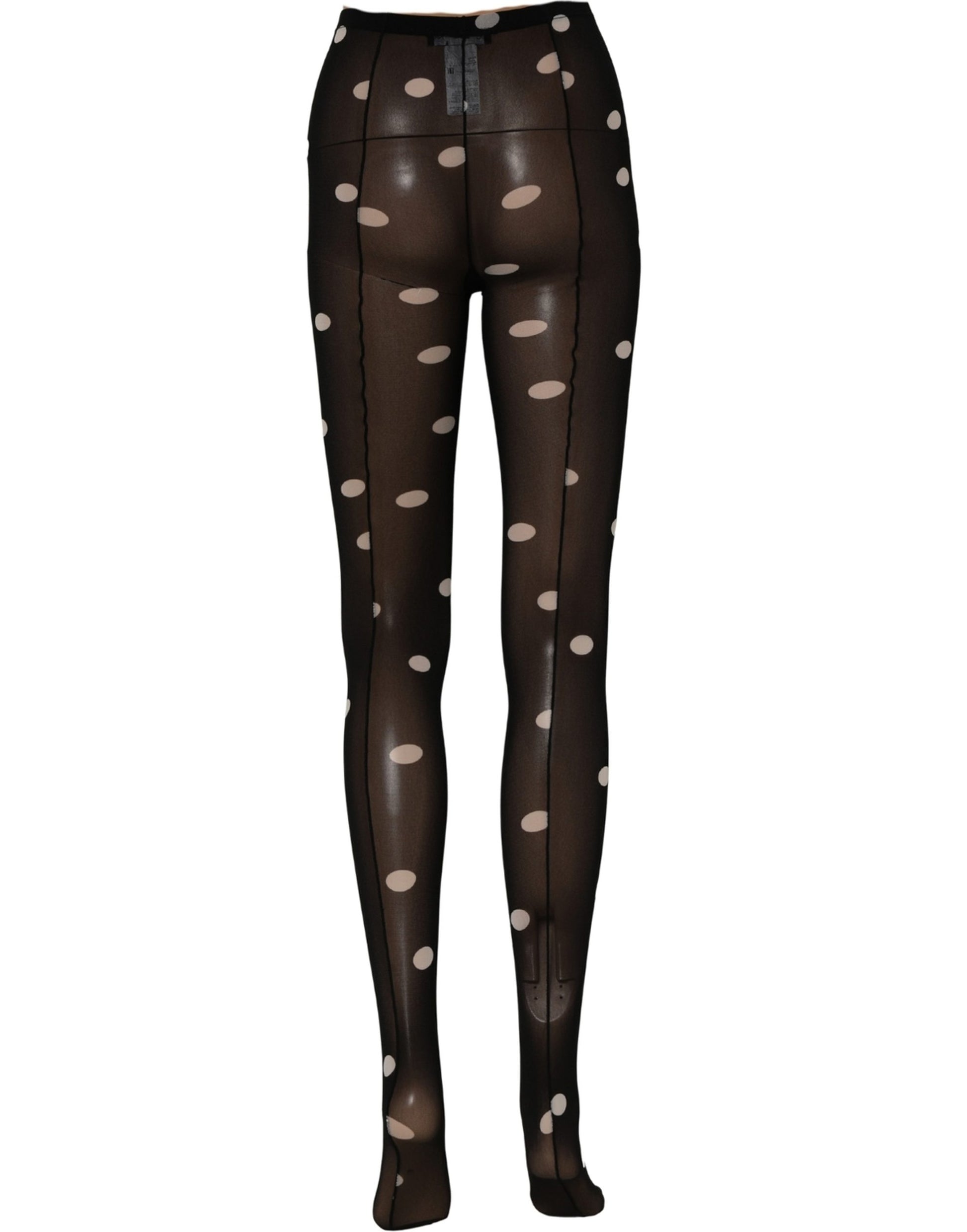 Black Polka Dot Tights Stockings Pantyhose Socks