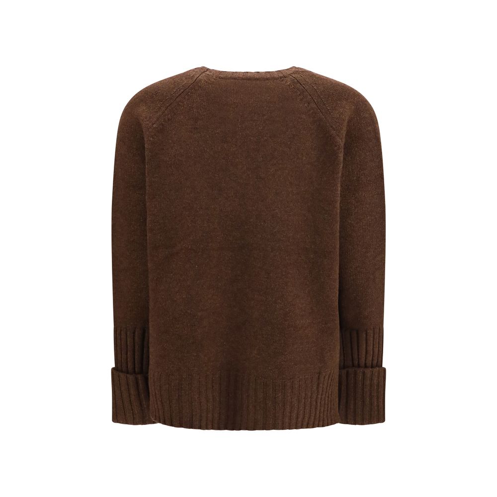 Brown Wool Oves Aries Sweatshirt