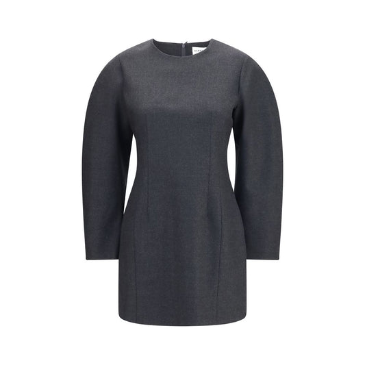 Gray Wool Oves Aries Casual Dress