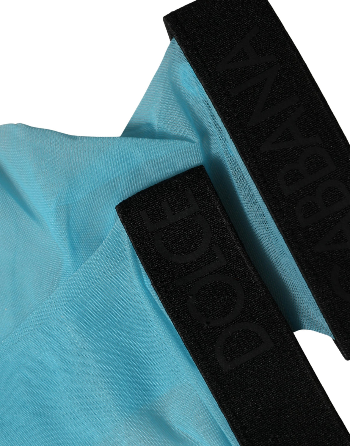 Light Blue Nylon Thigh High Women Accessory Socks