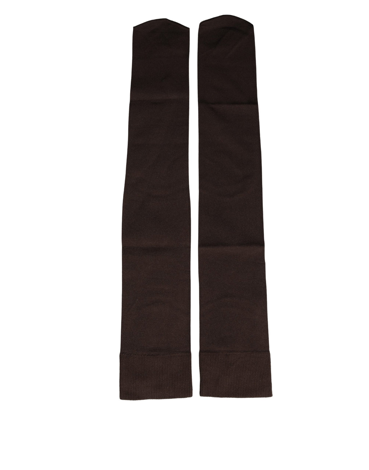 Brown Nylon Over Calf Long Women Accessory Socks
