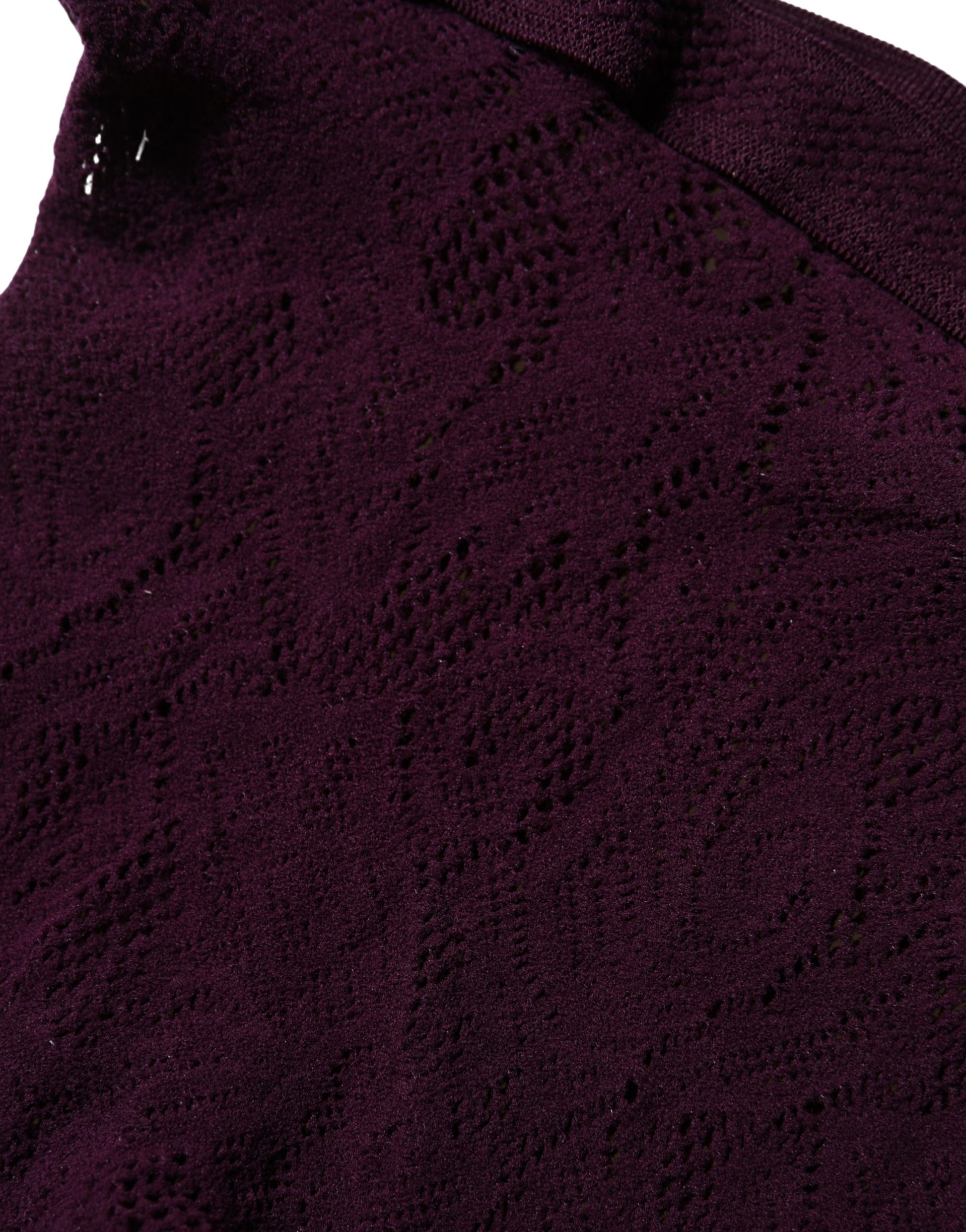 Violet Floral Fishnet Tights Stockings Pantyhose Socks