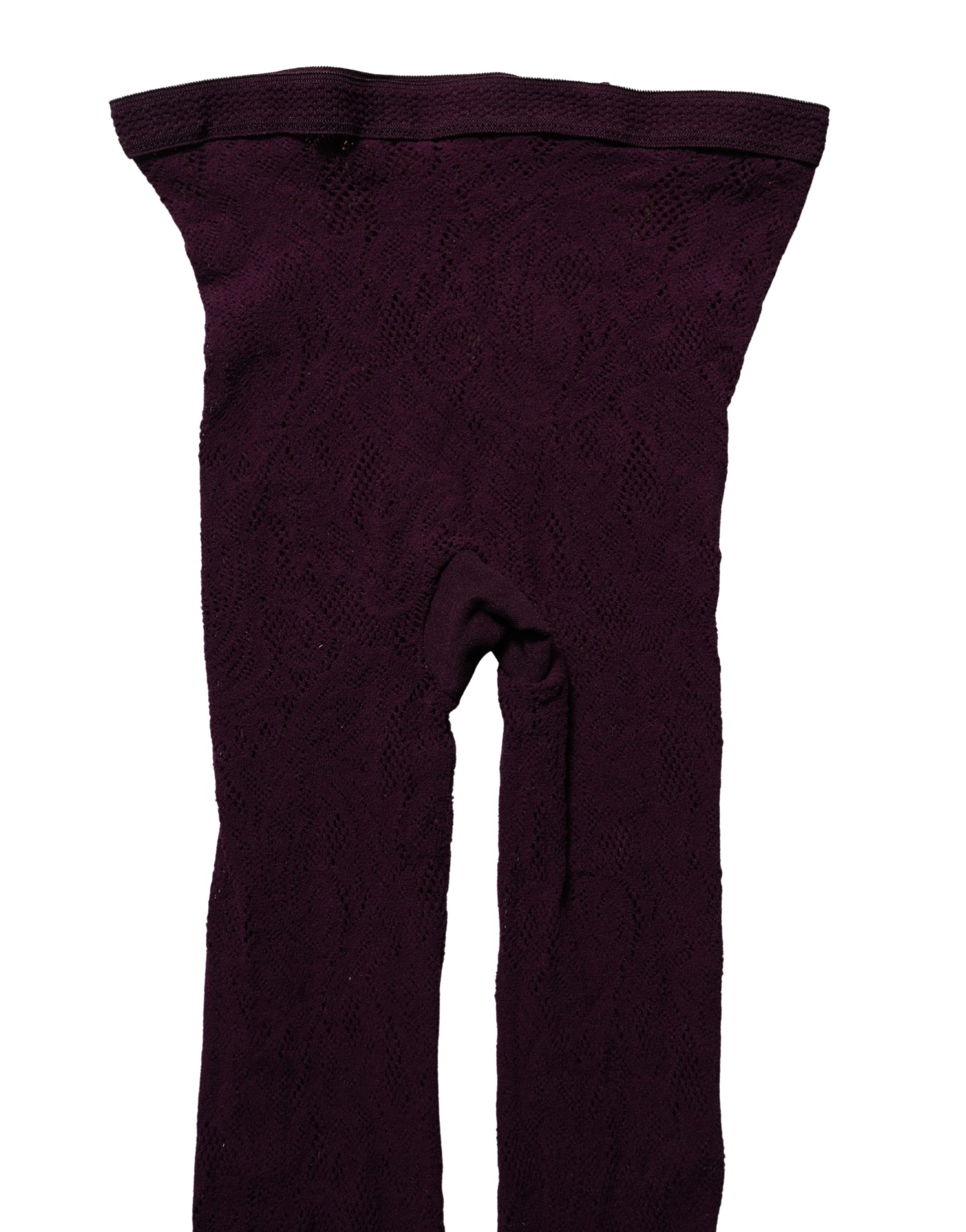 Violet Floral Fishnet Tights Stockings Pantyhose Socks