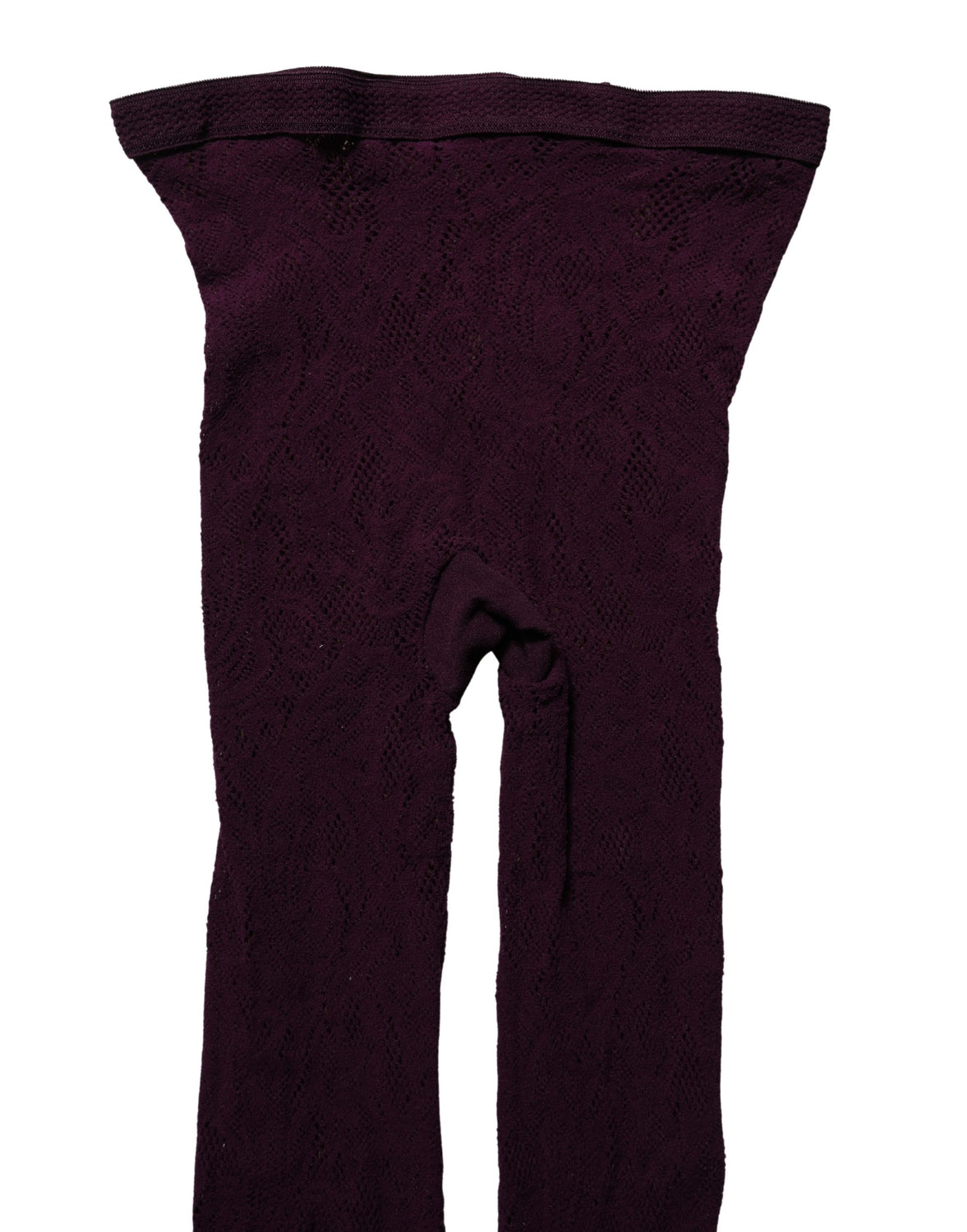 Violet Floral Fishnet Tights Stockings Pantyhose Socks