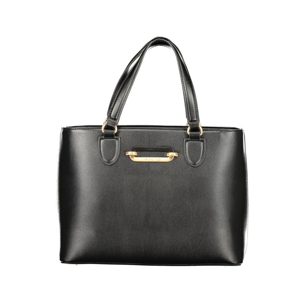 Black Polyurethane Women's Bag