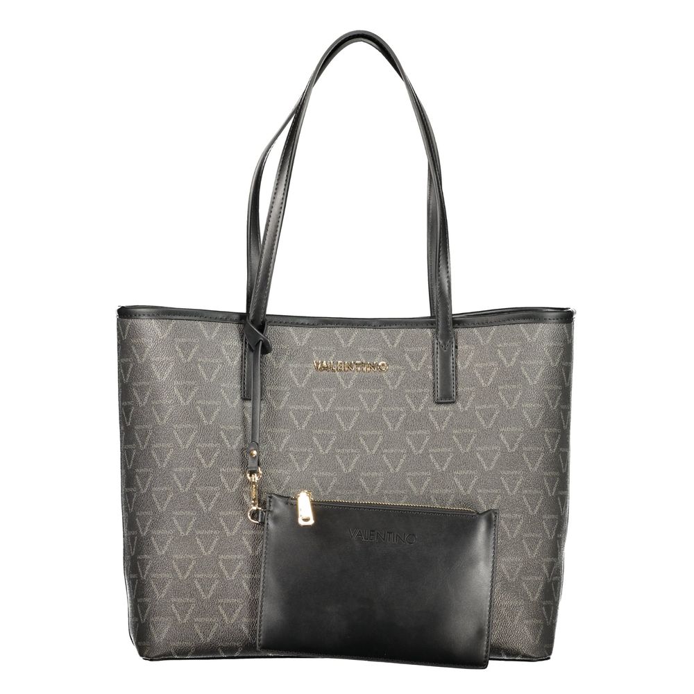 Black Polyurethane Women's Bag