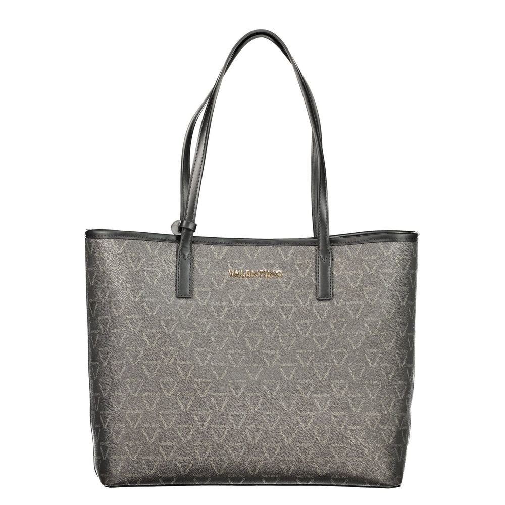 Black Polyurethane Women's Bag