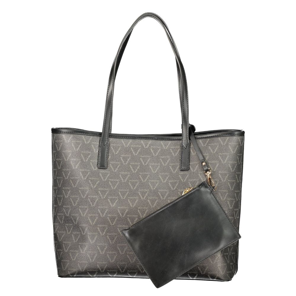 Black Polyurethane Women's Bag