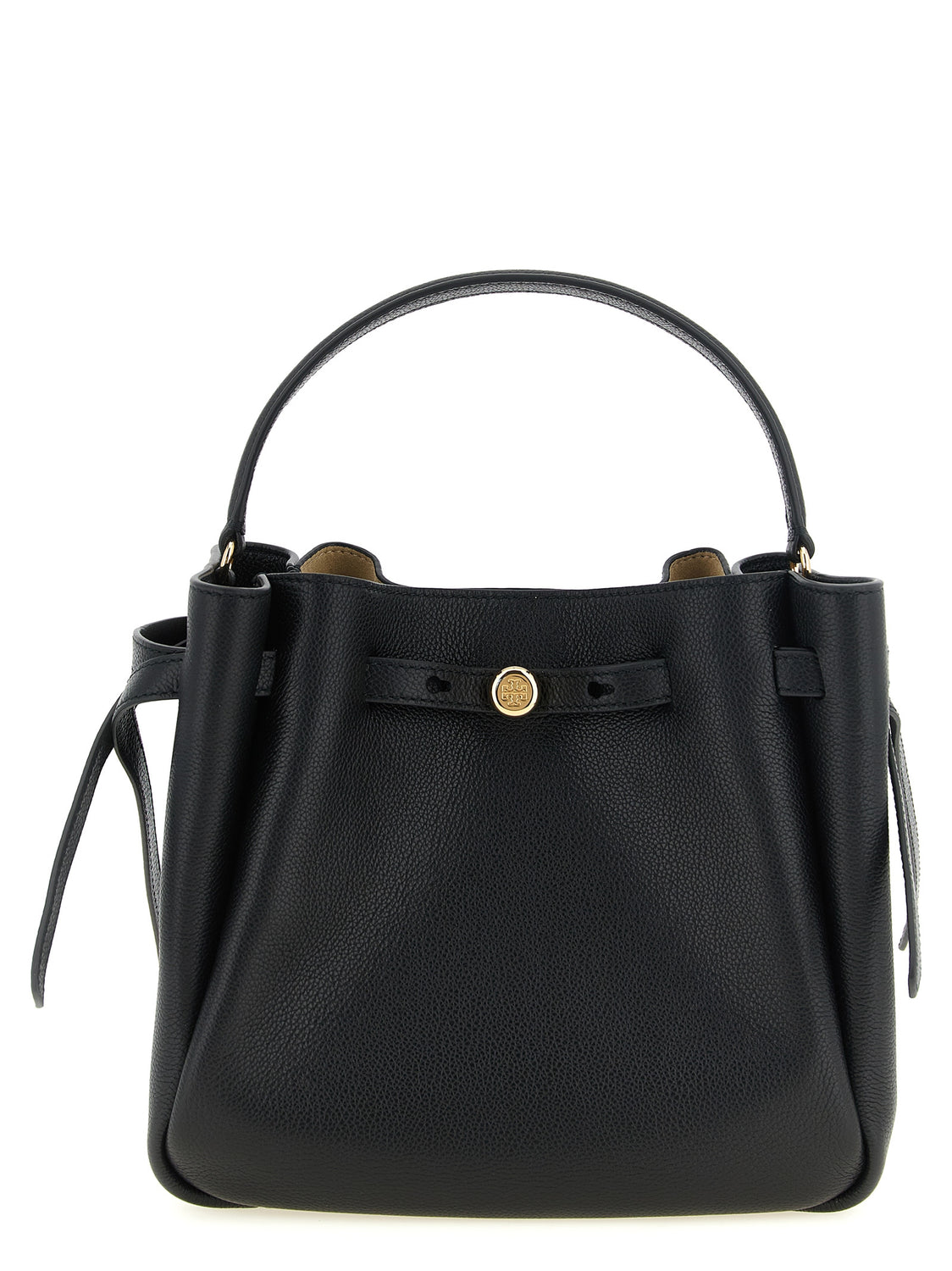 Black Cowhide Crossbody Bag