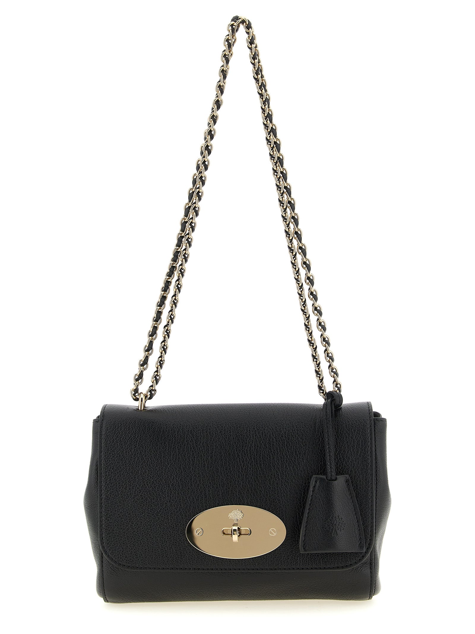Black Goatskin Crossbody Bag