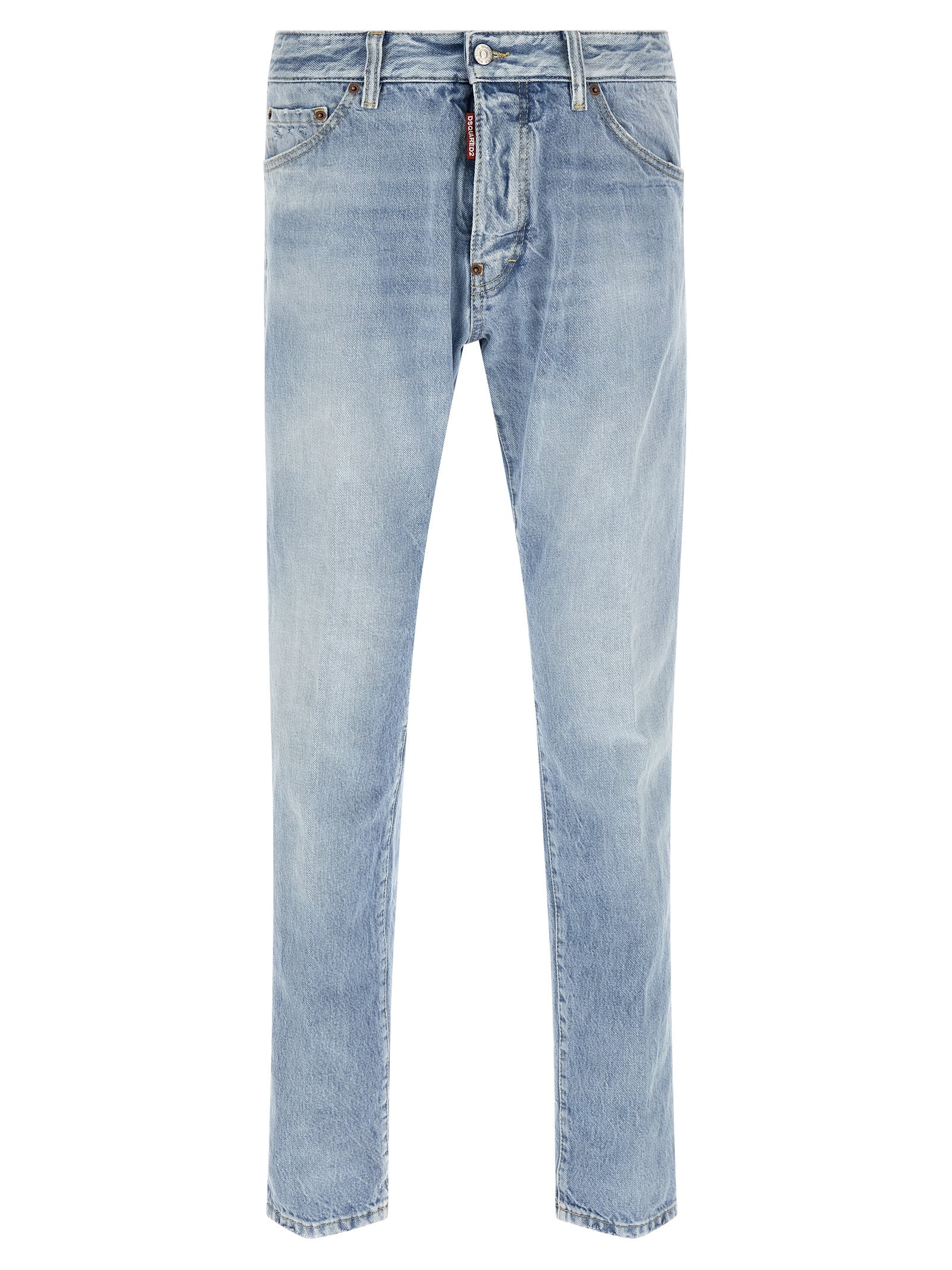 Blue Cotton Jeans Denim