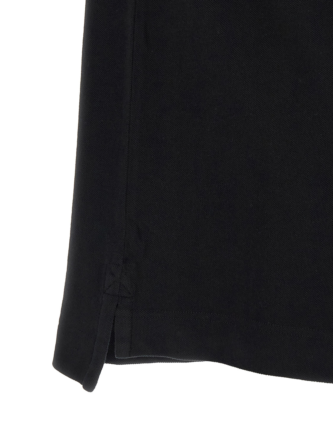 Black Cotton Polo Shirt