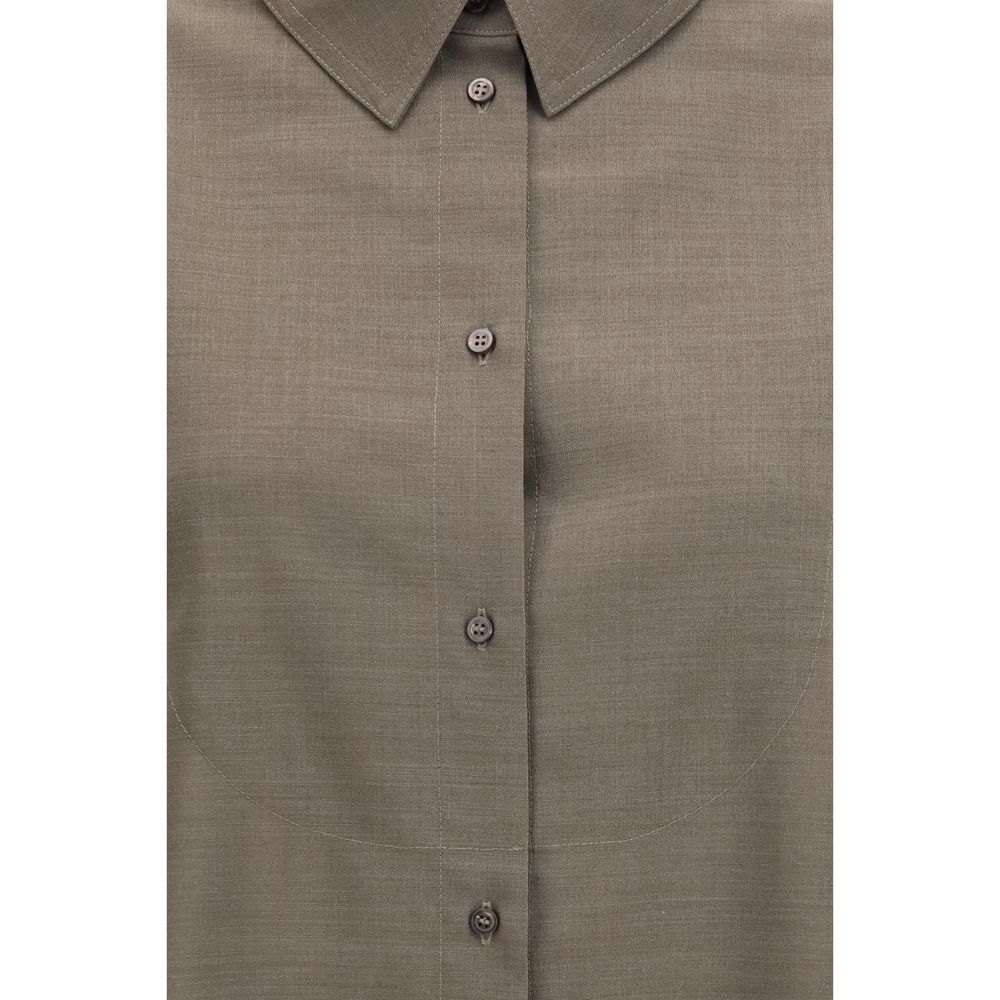 Gray Cotton Shirt