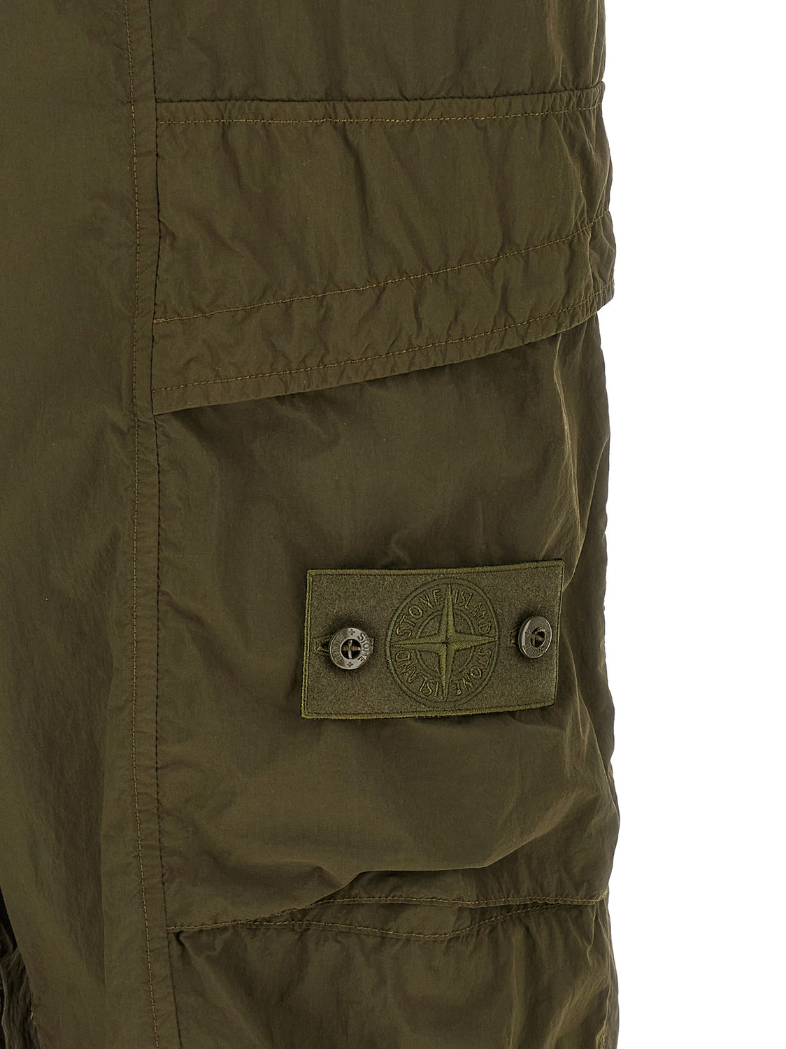 Bicolor Polyamide Cargo Pants
