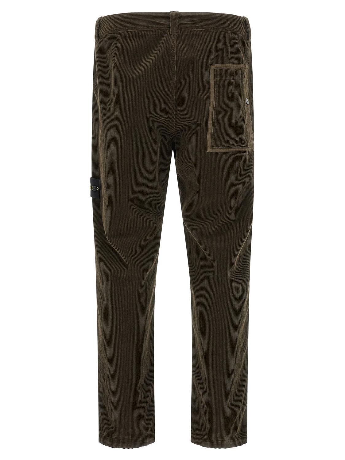 Gray Cotton Casual Pants