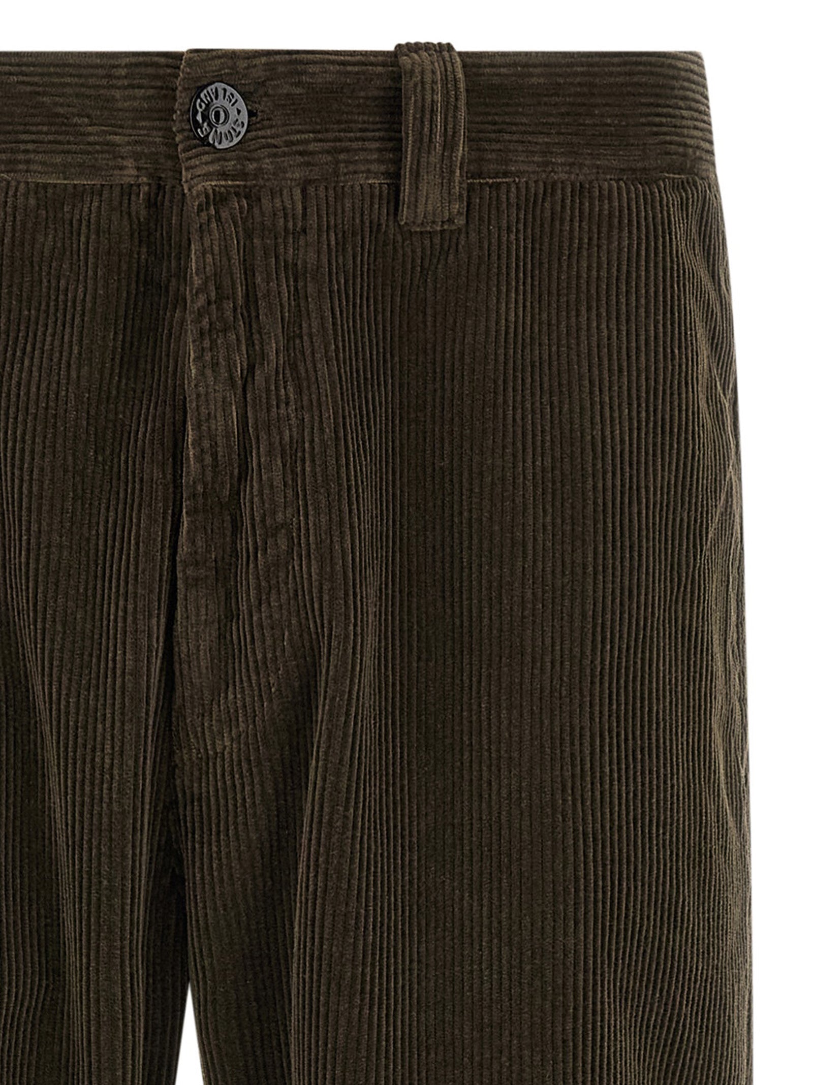 Gray Cotton Casual Pants