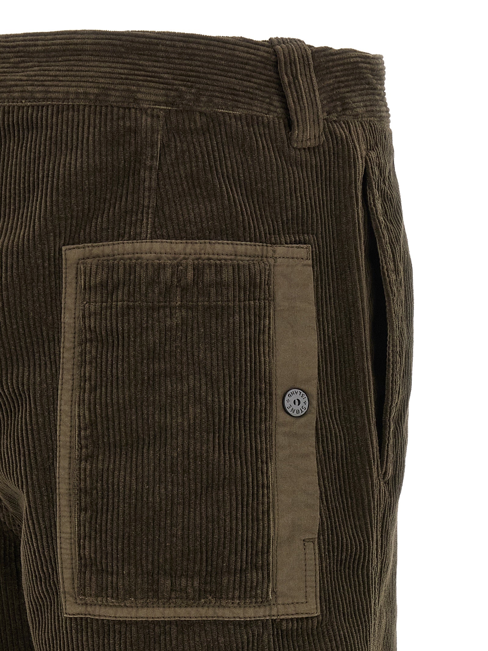 Gray Cotton Casual Pants